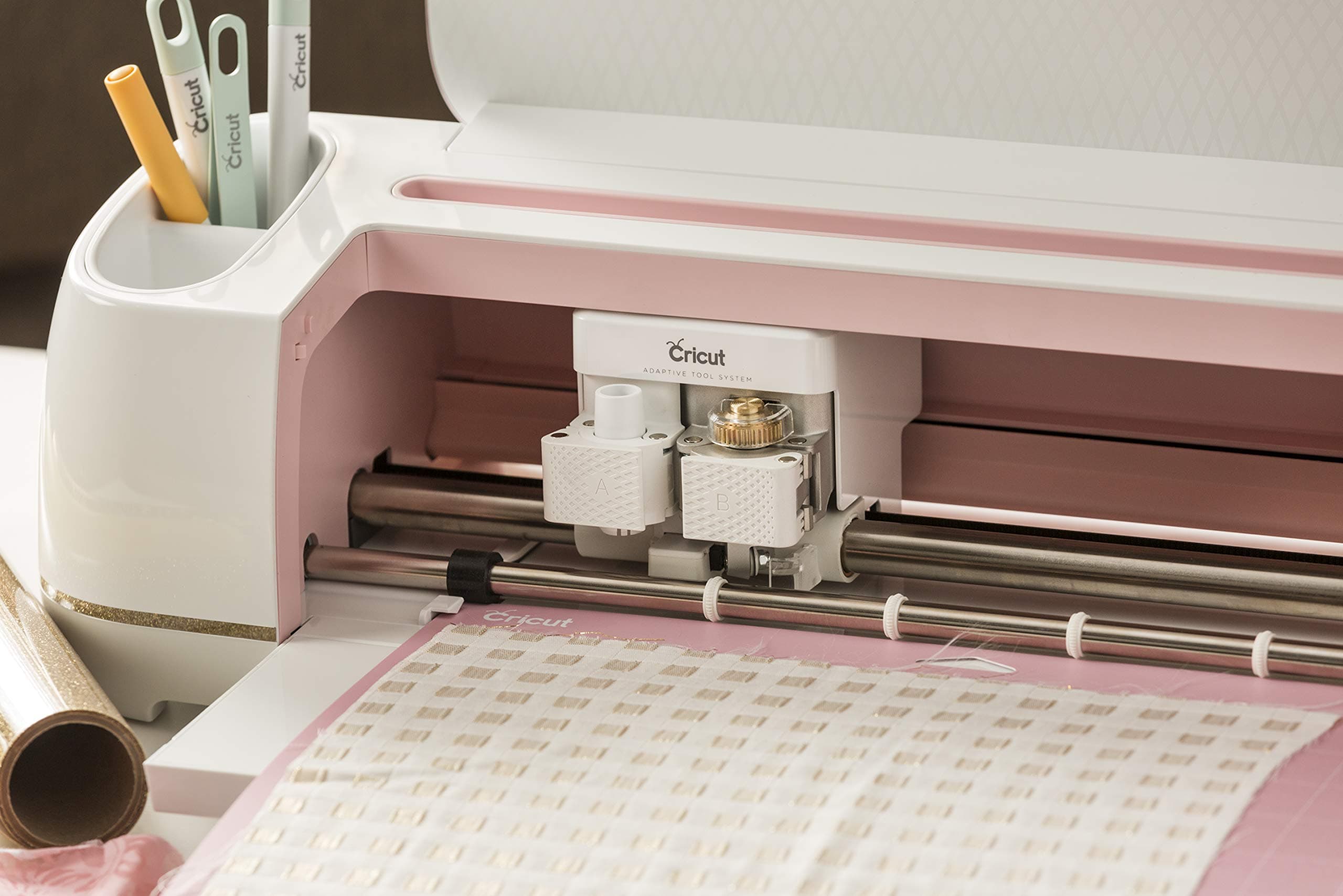 Cricut Maker - Smart Cutting Machine - with 10X Cutting Force, Cuts 300+ Materials, Create 3D Art, Home Decor & More, Bluetooth Connectivity, Compatible with iOS, Android, Windows & Mac, Rose - Image 5