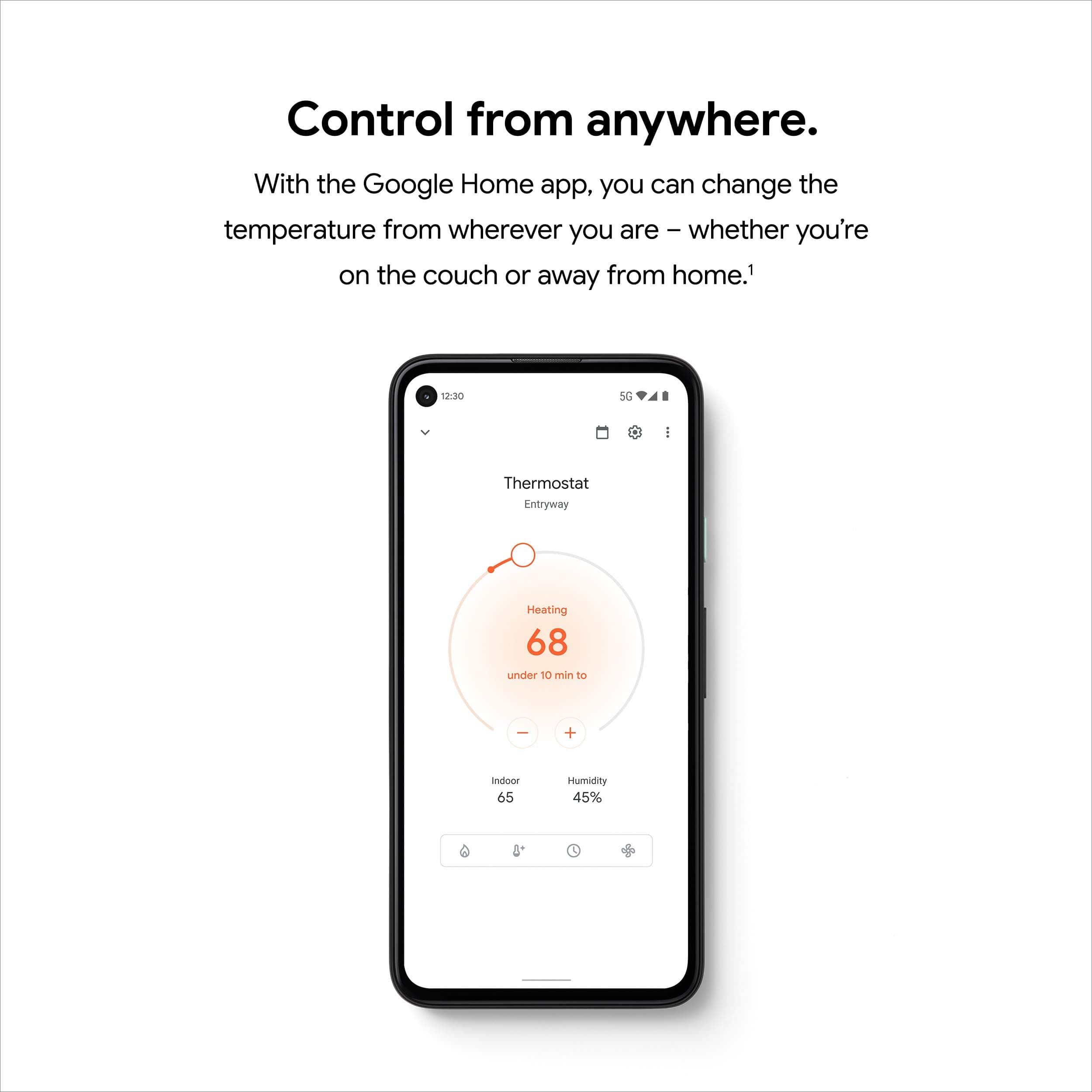 Google Nest Thermostat - Smart Thermostat for Home - Programmable Wifi Thermostat - Fog - Image 5