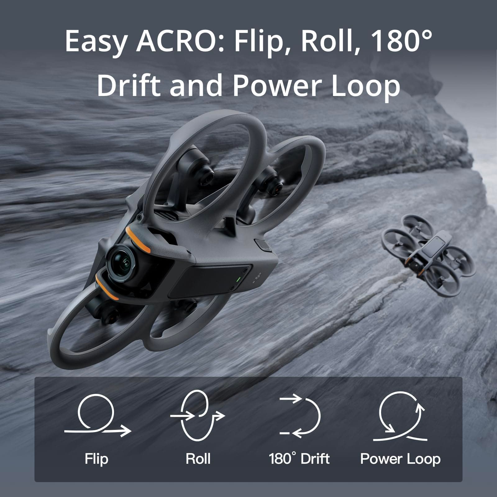 DJI Avata 2 (Drone Only), FPV Drone with Camera 4K, Immersive Flight Experience, Built-in Propeller Guard, Easy Flip/Roll, Super-Wide 155° FOV, Compatible with RC Motion 3, FAA Remote ID Compliant - Image 6