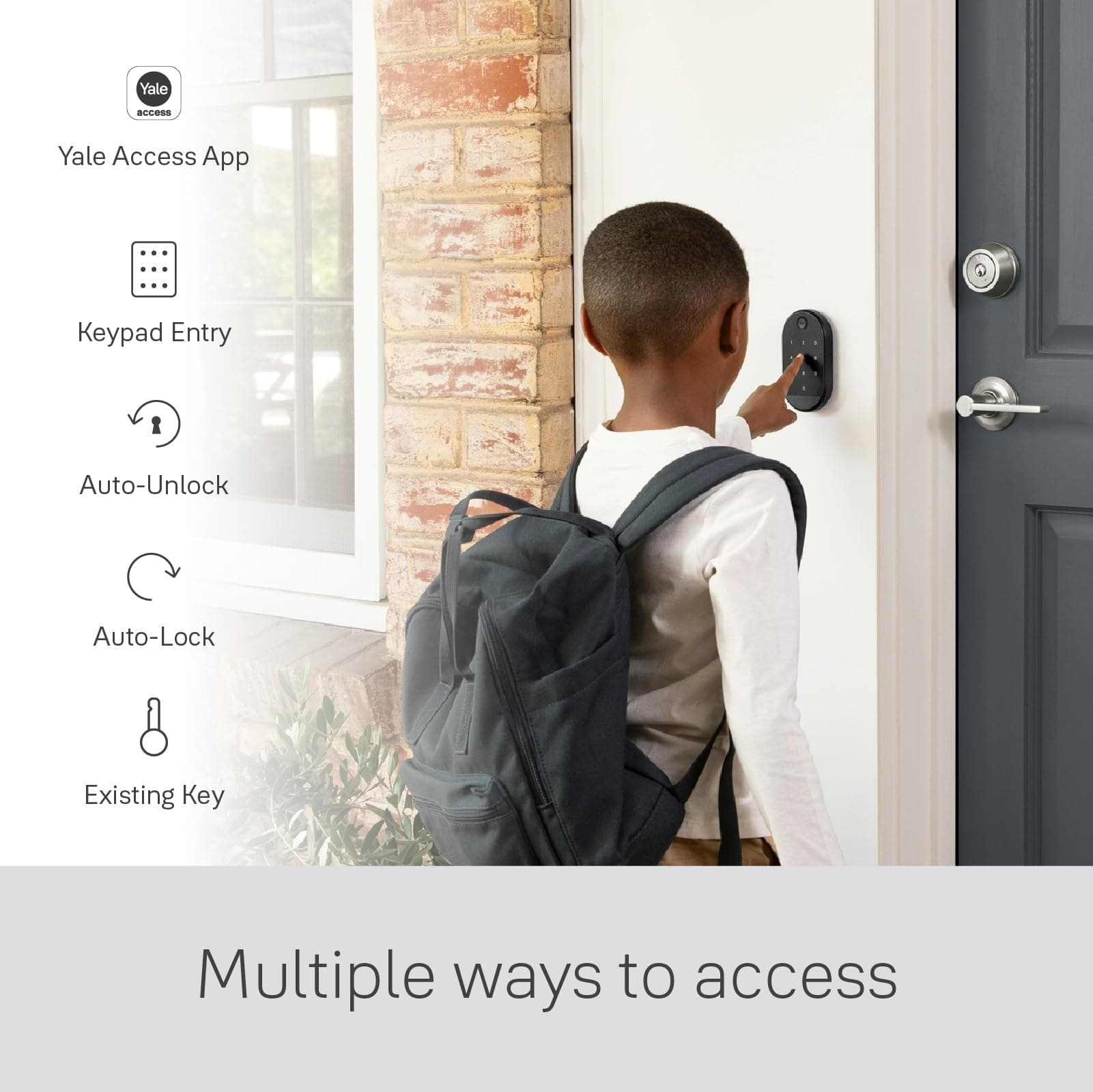 Yale|August Wi-Fi Smart Lock with Keypad, Black - Image 4