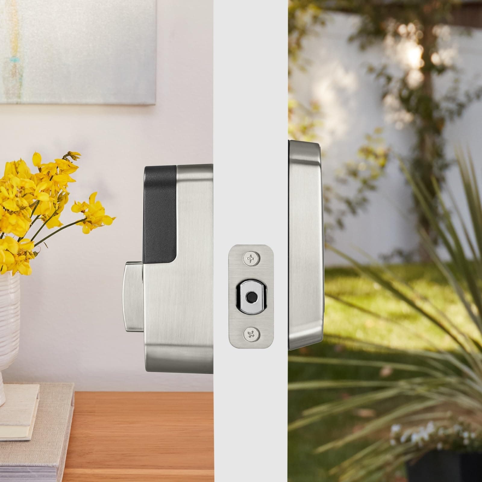 Yale Assure Lock 2 – Satin Nickel Smart Lock for Front Door with Keypad and Adjustable Entry Codes (No Wi-Fi) and Deadbolt – Secure Keyless Entry Door Lock, YRD420-BLE-619 - Image 7