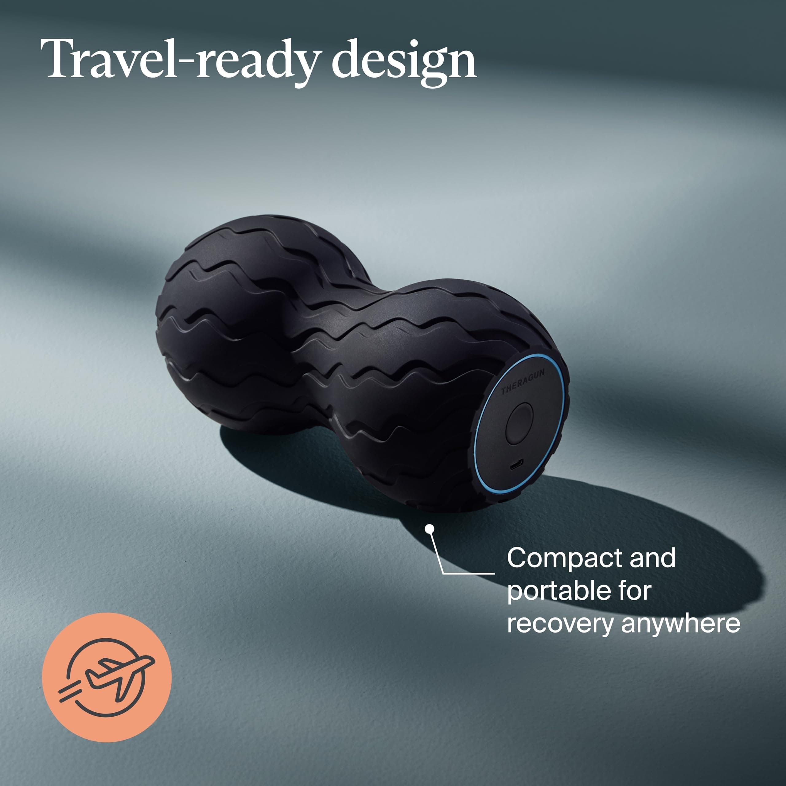 TheraGun Therabody WaveDuo - Ergonomically Contoured Foam Roller - Bluetooth Enabled Muscle Roller for Your Back, Neck & Spine with 5 Customizable Vibration Frequencies in Therabody App - Image 7