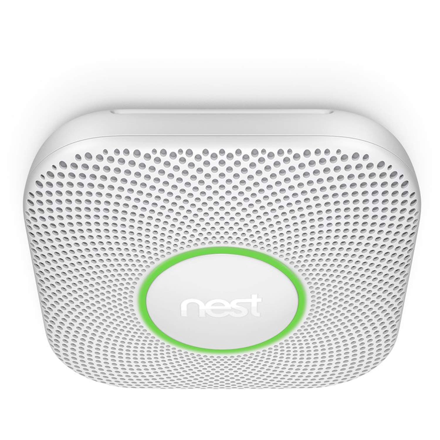 Google Nest Protect - Smoke Alarm - Smoke Detector and Carbon Monoxide Detector - Wired, White - Image 2