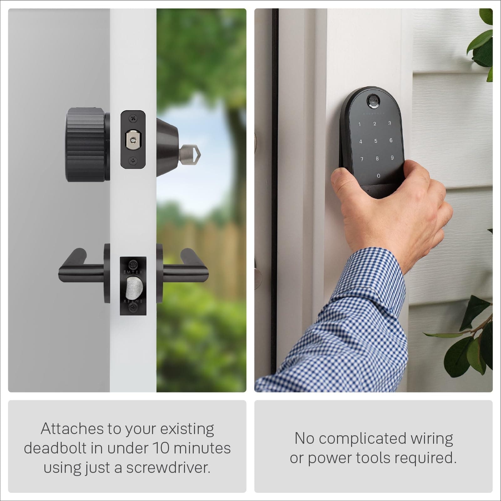 Yale|August Wi-Fi Smart Lock with Keypad, Black - Image 2