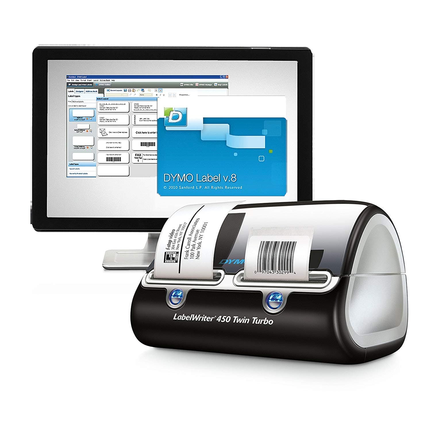 DYMO Label Printer & Digital Scale | LabelWriter Twin Turbo Direct Thermal Label Printer, All-Inclusive Mailing Solution, Great for Labeling, Filing, Shipping, Mailing, Barcodes, and More, Home & Office Organization - Image 7