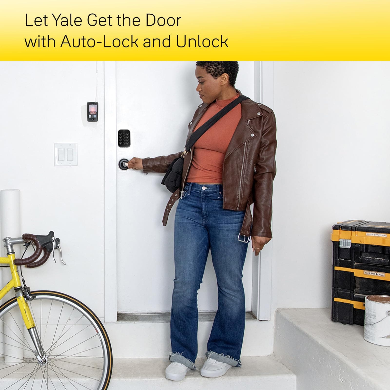 Yale Assure Lock 2 with Wi-Fi – Satin Nickel Smart Lock for Front Door with Keypad, App Control, Backup Key, and Deadbolt – Secure Keyless Entry Door Lock, YRD450-WF1-619 - Image 2