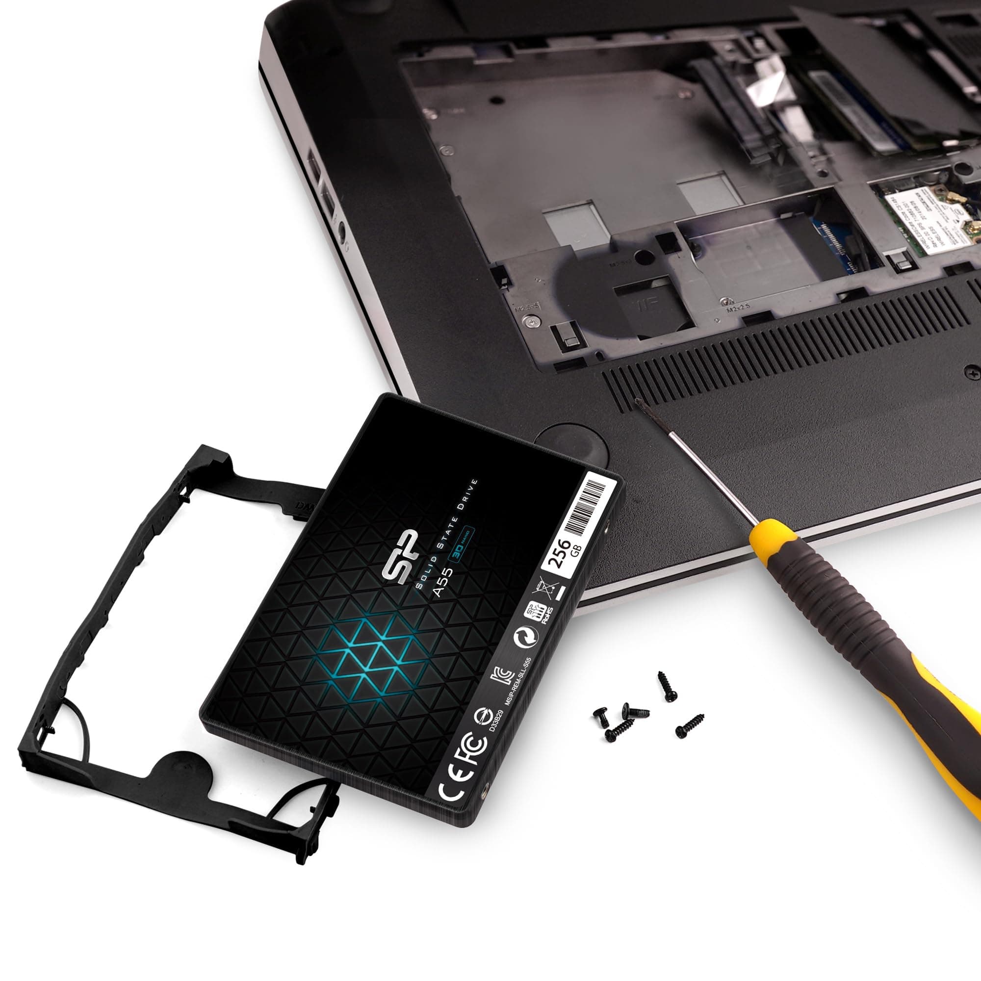 Silicon Power 2TB SSD 3D NAND A58 SLC Cache Performance Boost SATA III 2.5" 7mm (0.28") Internal Solid State Drive - Image 6