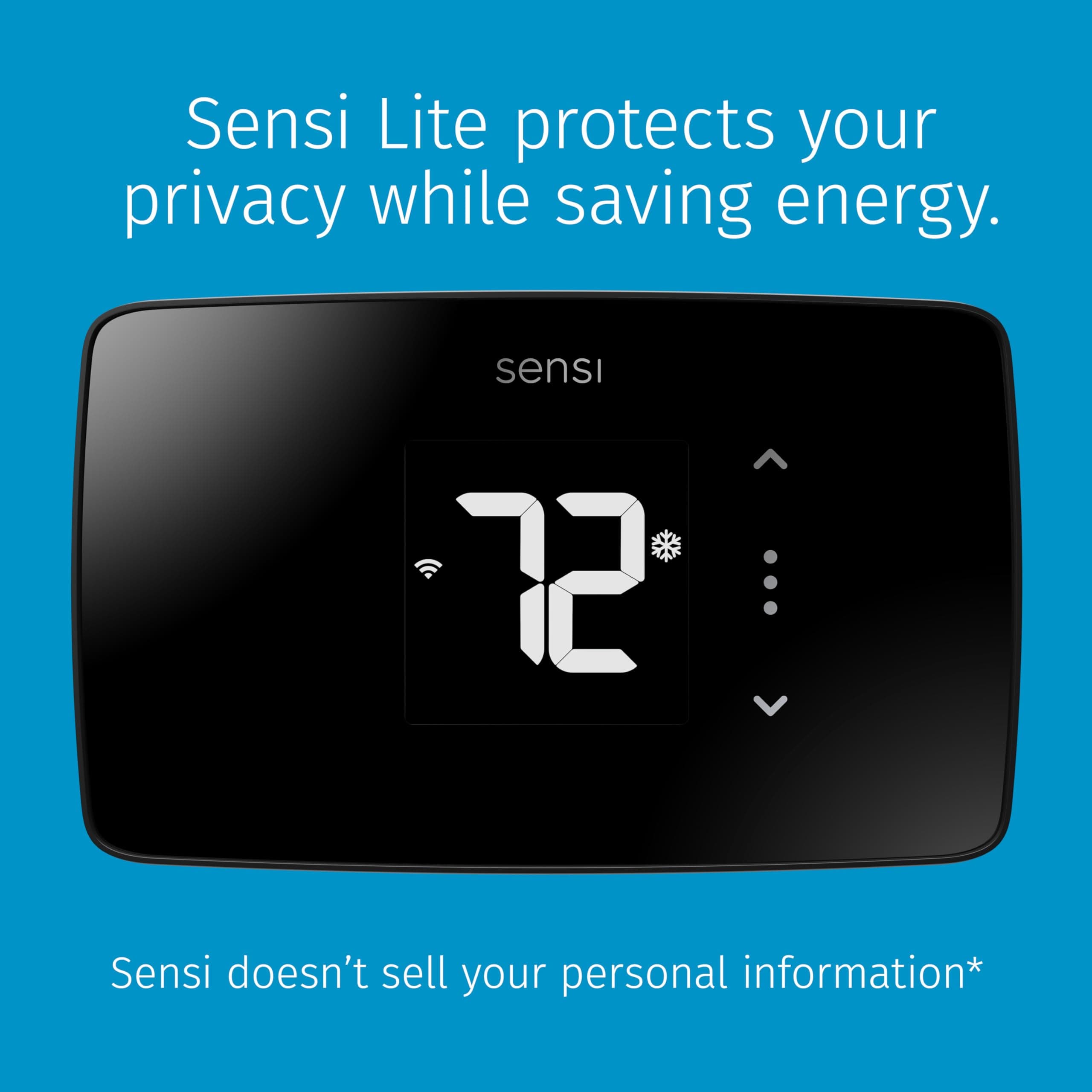 Sensi Lite Smart Thermostat, Programmable, WiFi, Easy DIY, Works With Alexa, ENERGY STAR Certified, ST25, Most Systems C-Wire Not Required, C-Wire needed with Heat/Cool Only & Heat Pump System – Black - Image 6