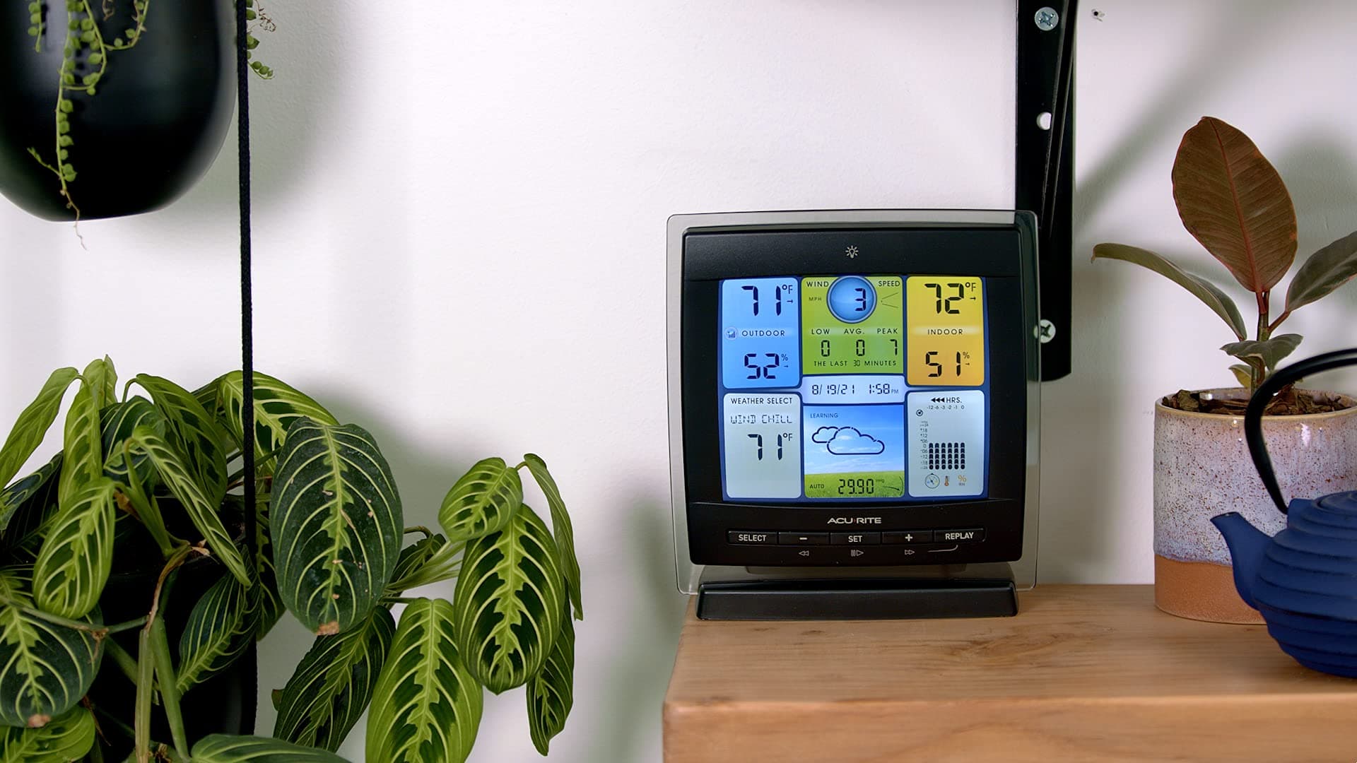AcuRite Notos (3-in-1) Weather Station for Indoor/Outdoor Temperature, Humidity, and Wind Speed (00589M), 1.5, Full Color - Image 5
