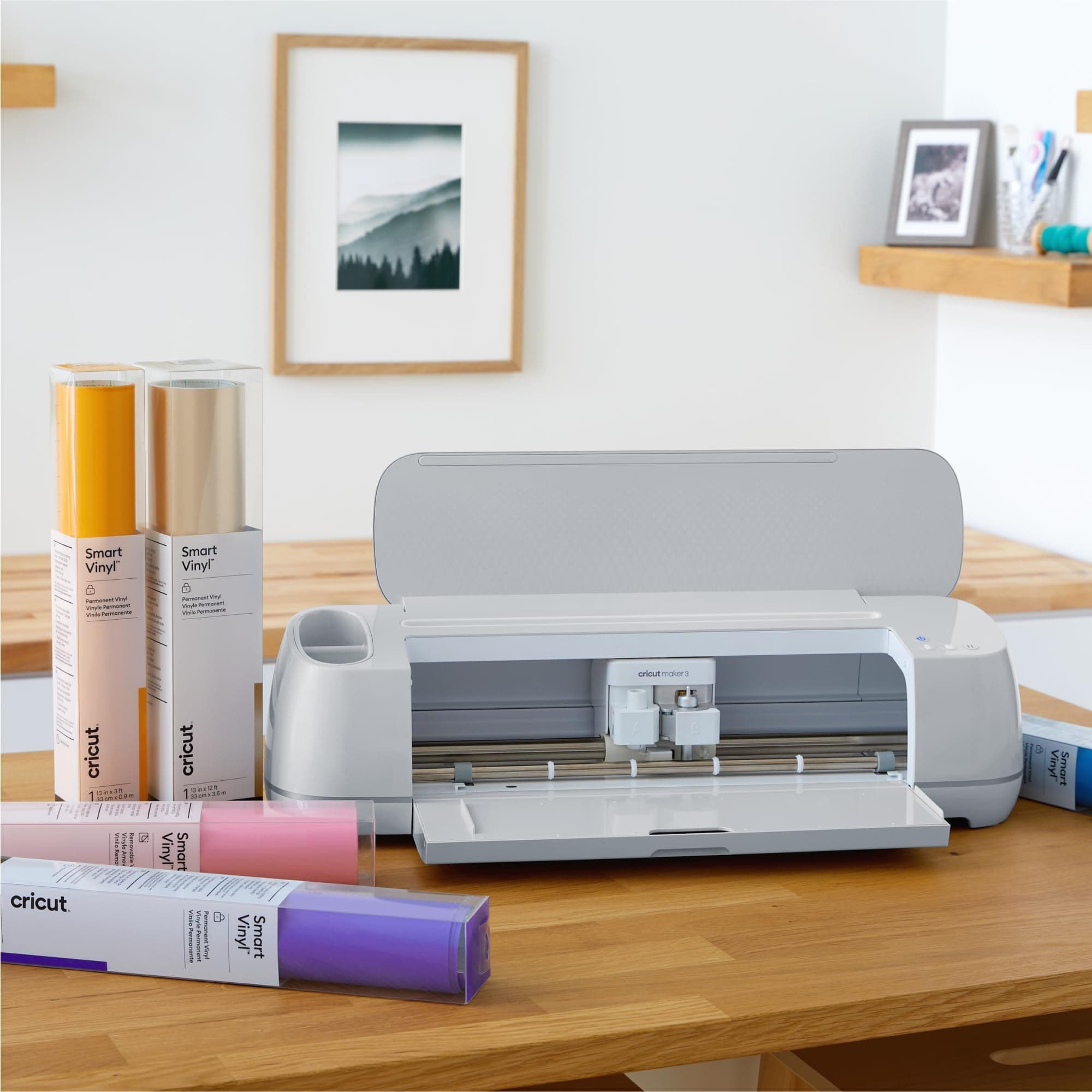 Cricut Maker 3 - Smart Cutting Machine, 2X Faster & 10X Force, Matless Cutting with Smart Materials, Cuts 300+ Materials, Bluetooth Connectivity, Compatible with iOS, Android, Windows & Mac - Image 2