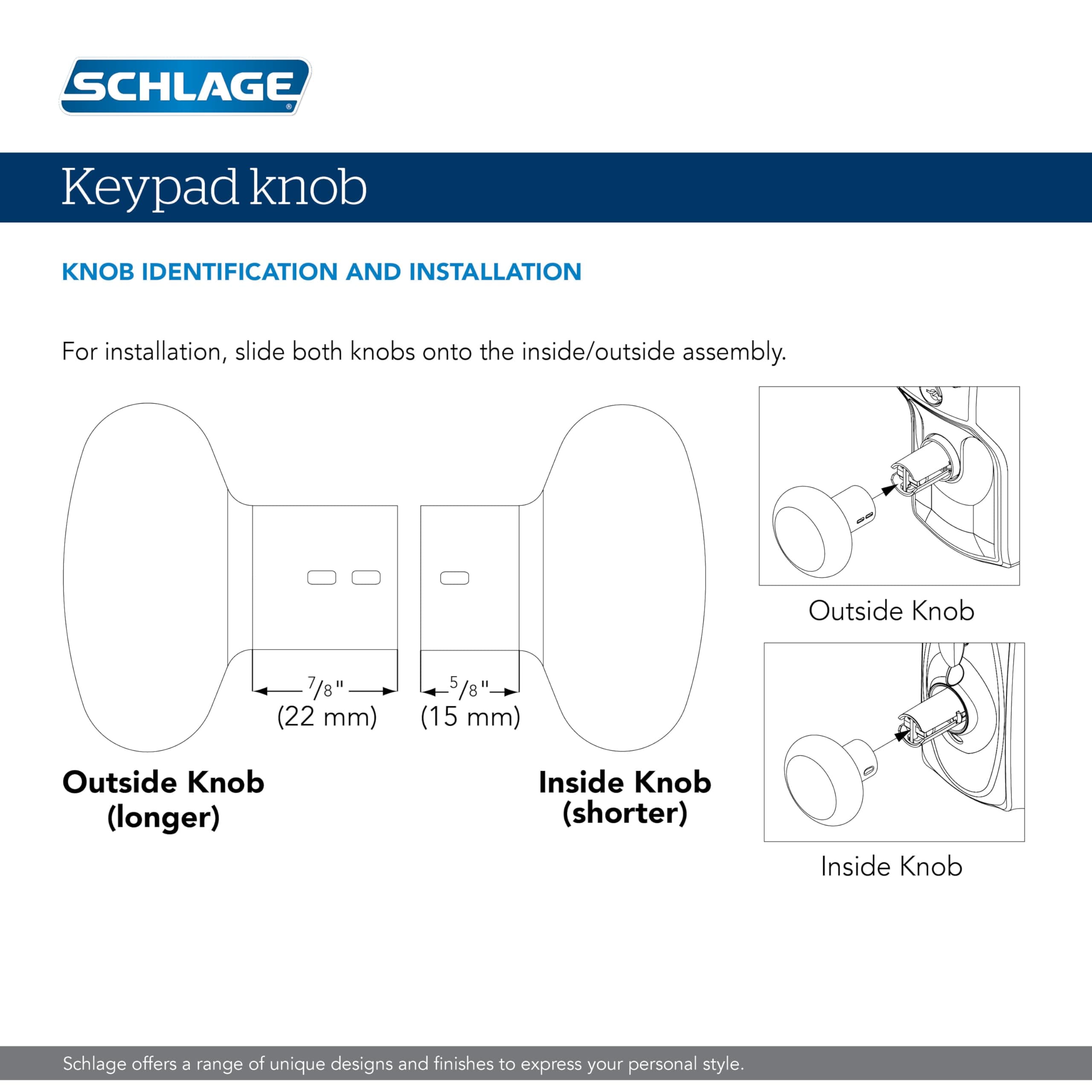 Schlage Camelot Keypad Lock with Lever Handle, Electronic Keyless Door Entry, Flex Lock Auto‑Lock Option, Aged Bronze, FE595 CAM 716 ACC - Image 7