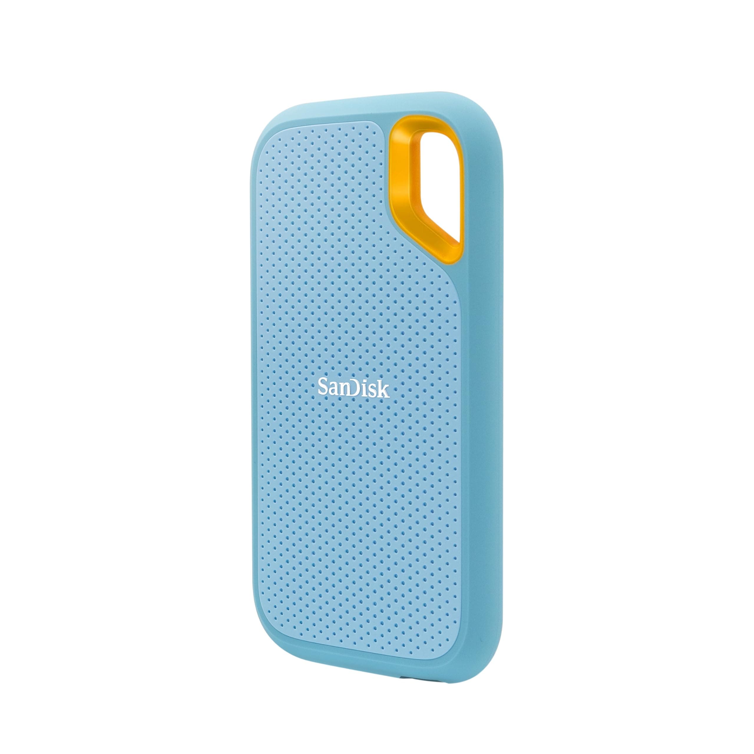 SANDISK 1TB Extreme Portable SSD - Up to 1050MB/s, USB-C, USB 3.2 Gen 2, IP65 Water and dust Resistance, Updated Firmware, Sky Blue - External Solid State Drive - SDSSDE61-1T00-G25B