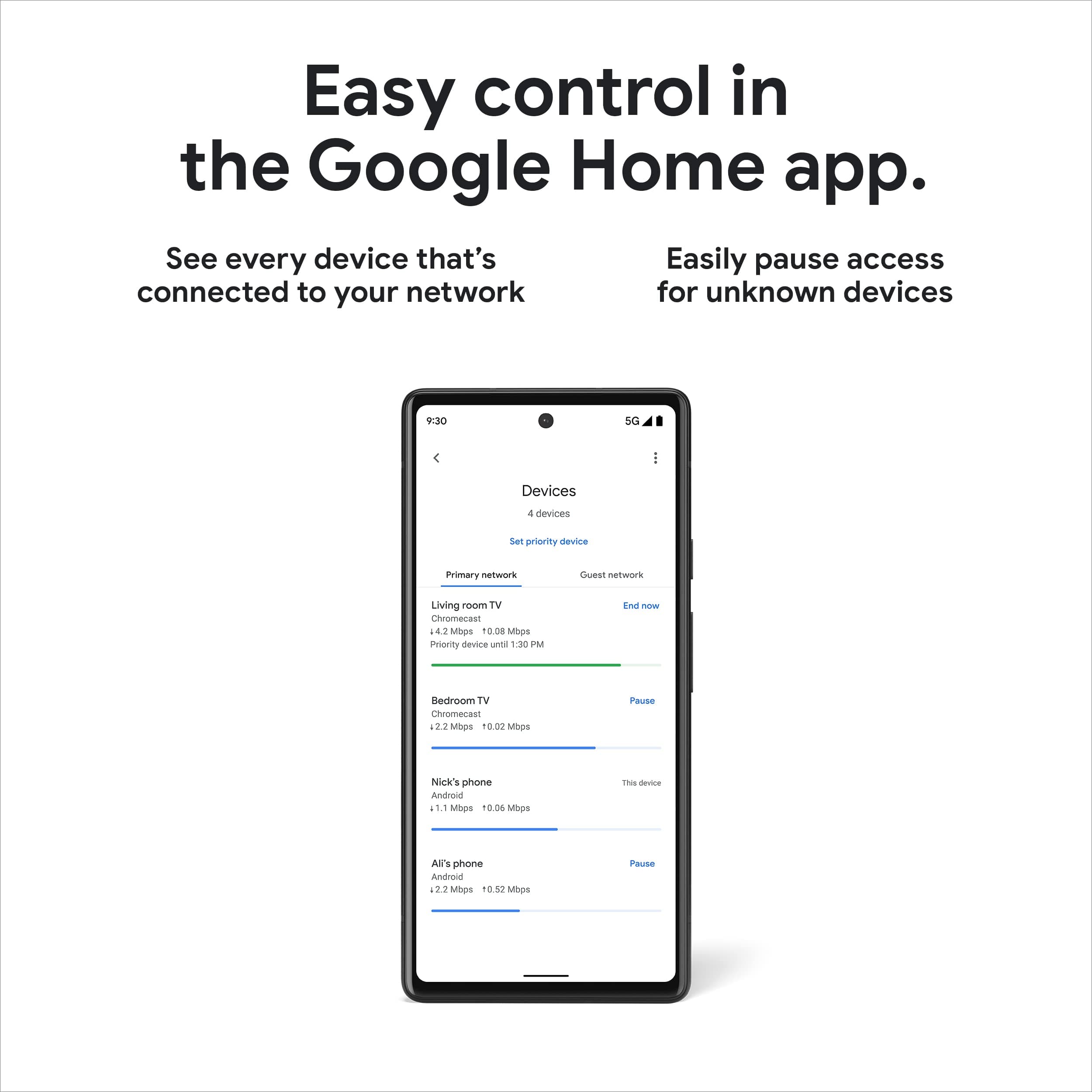Google Nest WiFi Pro - Wi-Fi 6E - Reliable Home Wi-Fi System with Fast Speed and Whole Home Coverage - Mesh Router - 2 Pack - Snow - Image 7