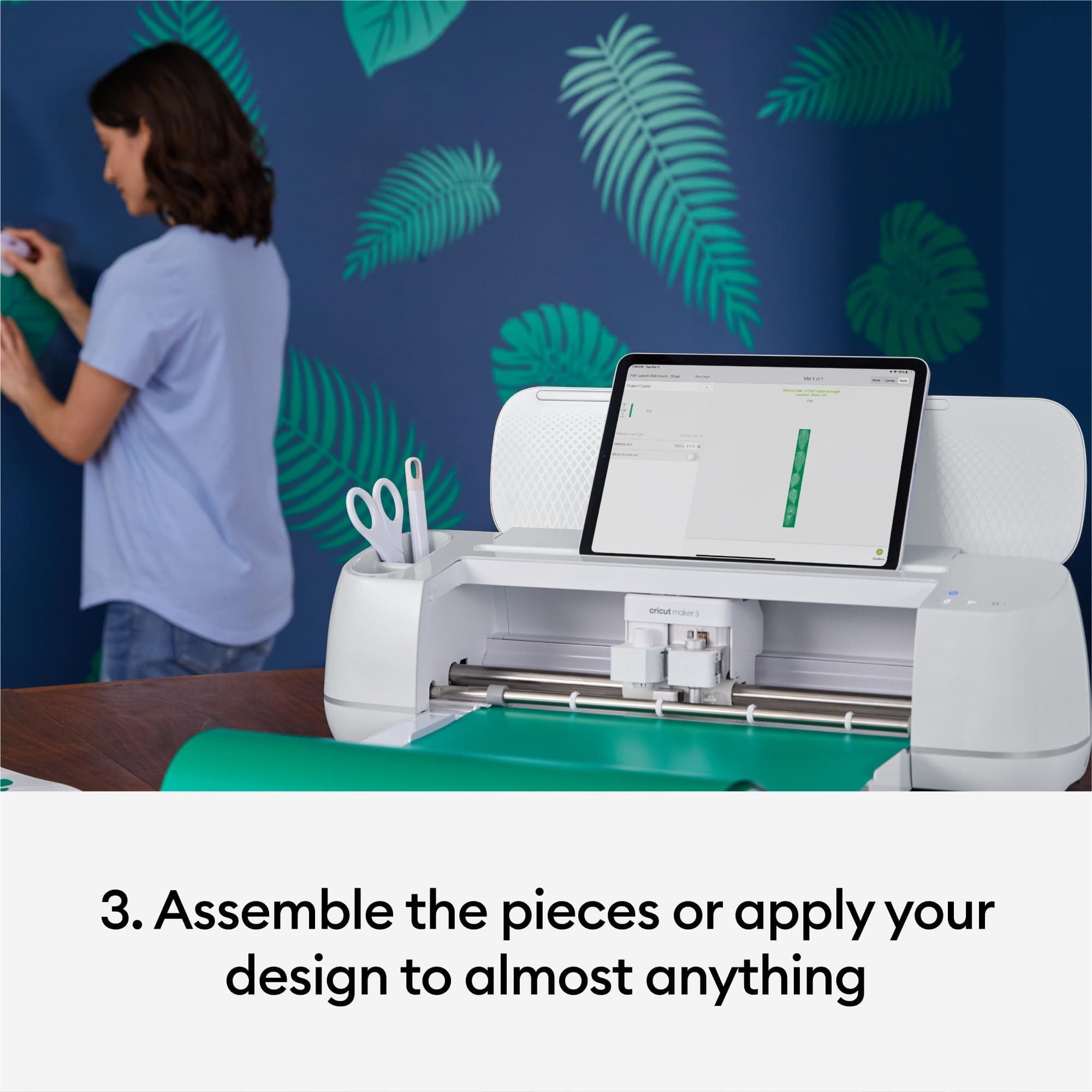 Cricut Maker 3 - Smart Cutting Machine, 2X Faster & 10X Force, Matless Cutting with Smart Materials, Cuts 300+ Materials, Bluetooth Connectivity, Compatible with iOS, Android, Windows & Mac - Image 5