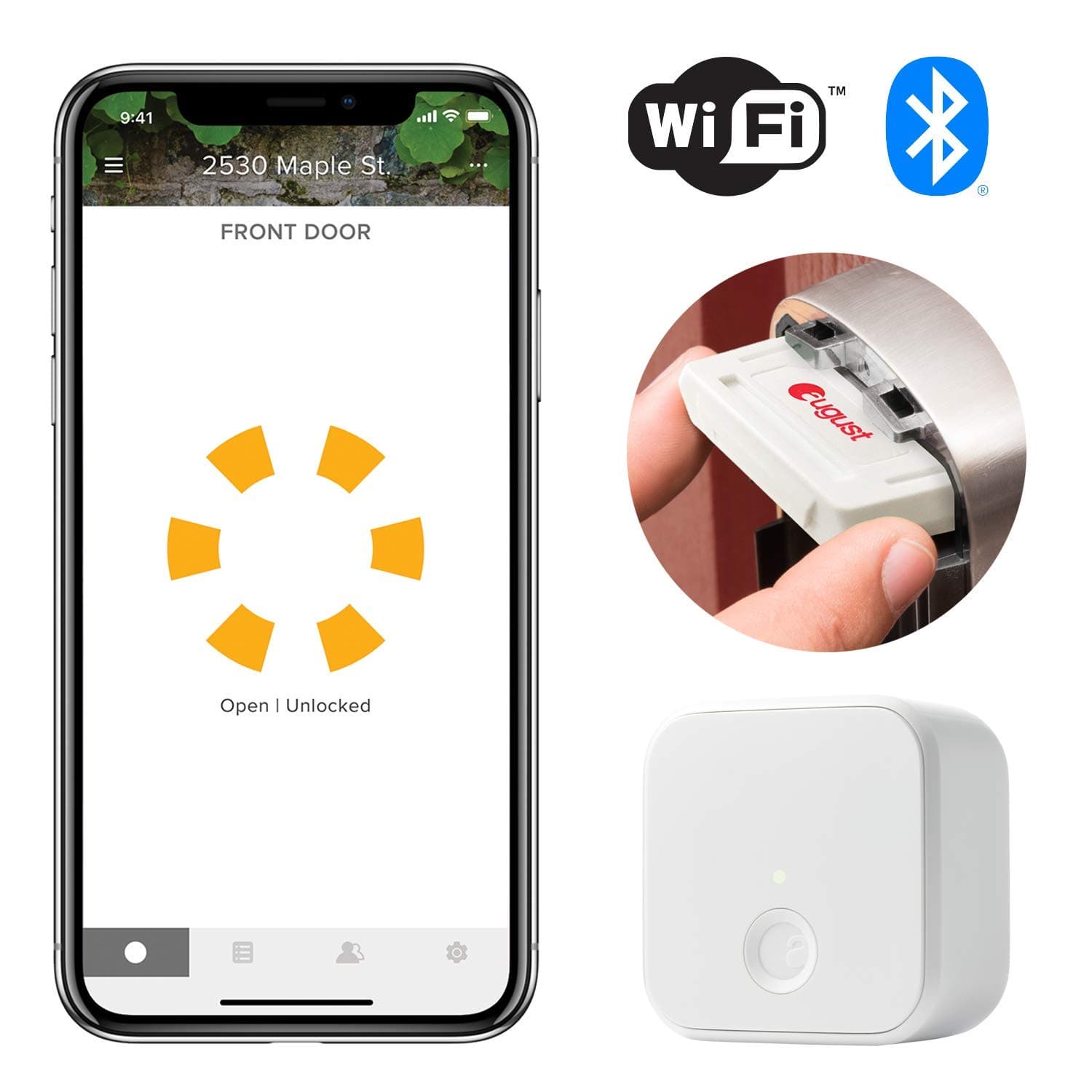 Yale Assure Lever, Wi-Fi Smart Door Lever (for Doors with no deadbolt) - Works with Yale Access App, Amazon Alexa, Google Assistant, HomeKit, Phillips Hue and Samsung SmartThings, Satin Nickel - Image 6