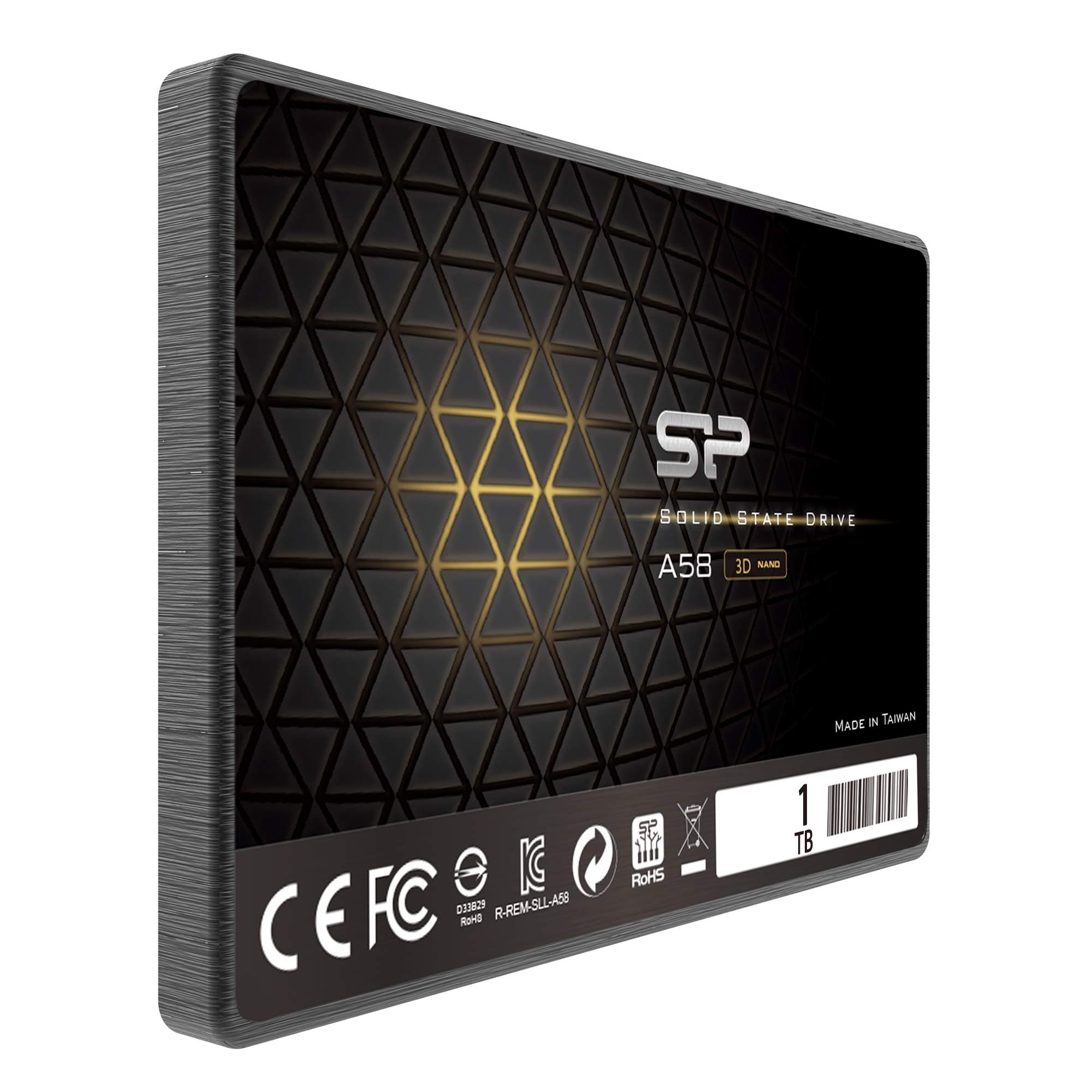 Silicon Power 1TB SSD 3D NAND A58 SLC Cache Performance Boost SATA III 2.5" 7mm (0.28") Internal Solid State Drive - Image 2