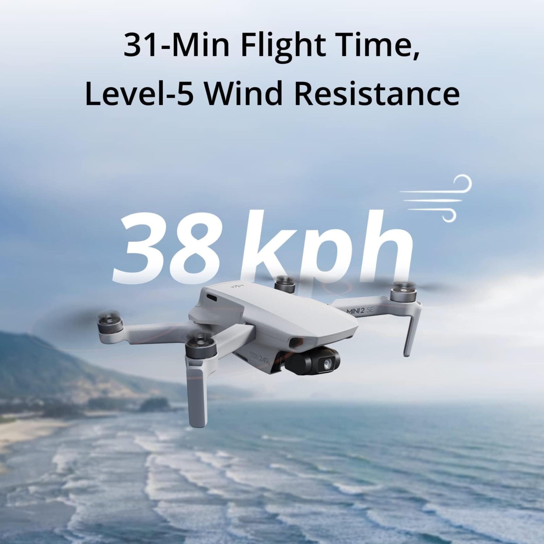 DJI Mini 2 SE, Lightweight Mini Drone with QHD Video, 10km Max Video Transmission, 31-Min Flight Time, Under 249 g, Auto Return to Home, 3-Axis Gimbal Drone with Camera for Beginners - Image 5