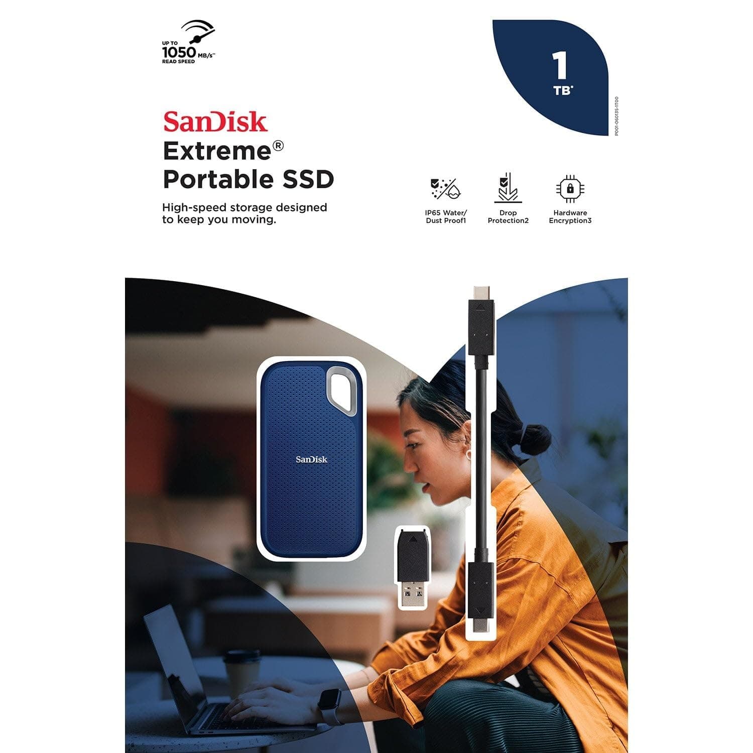Sandisk Extreme Portable SSD, 1TB - Image 2