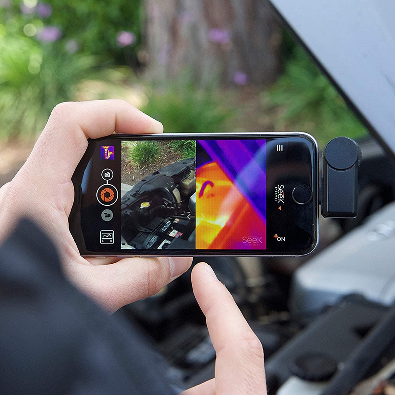 Seek Thermal Compact - All-Purpose Thermal Imaging Camera for iOS , Black - LW-AAA - Image 6