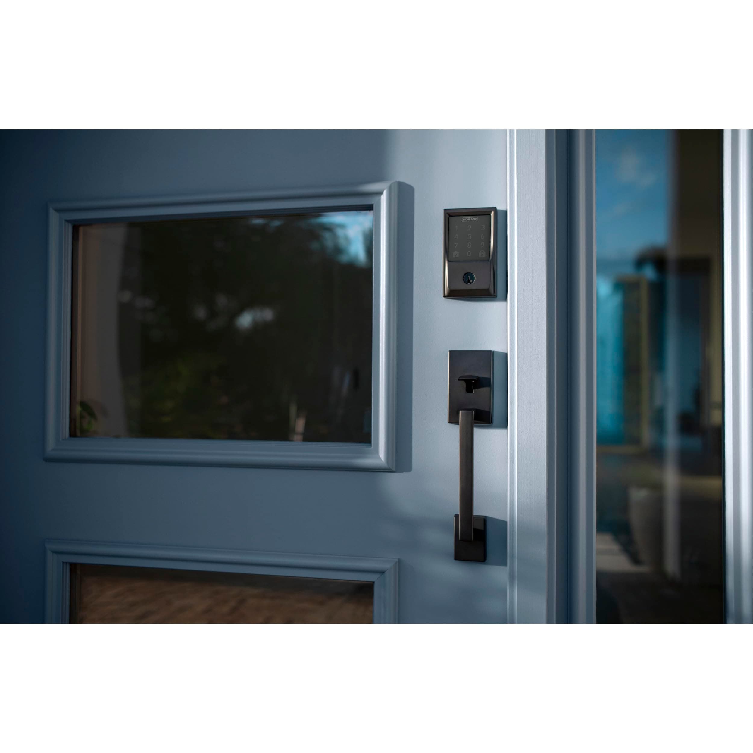 Schlage Encode Smart Wi-Fi Deadbolt Lock with Touchscreen Keypad, Keyless Front Door Entry, App Control, Alexa, Google Home and Airbnb Compatible, Matte Black, BE489WB CEN 622 - Image 6