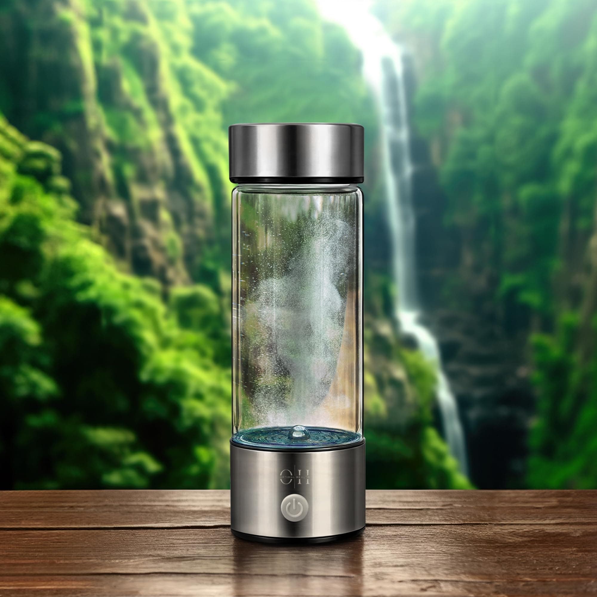 2025 Upgraded Optimal Health Hydrogen Water Bottle | Enhanced Hydration | Boosts Vitality & Performance | SPE PEM Technology | Portable | 420 ML - Image 4