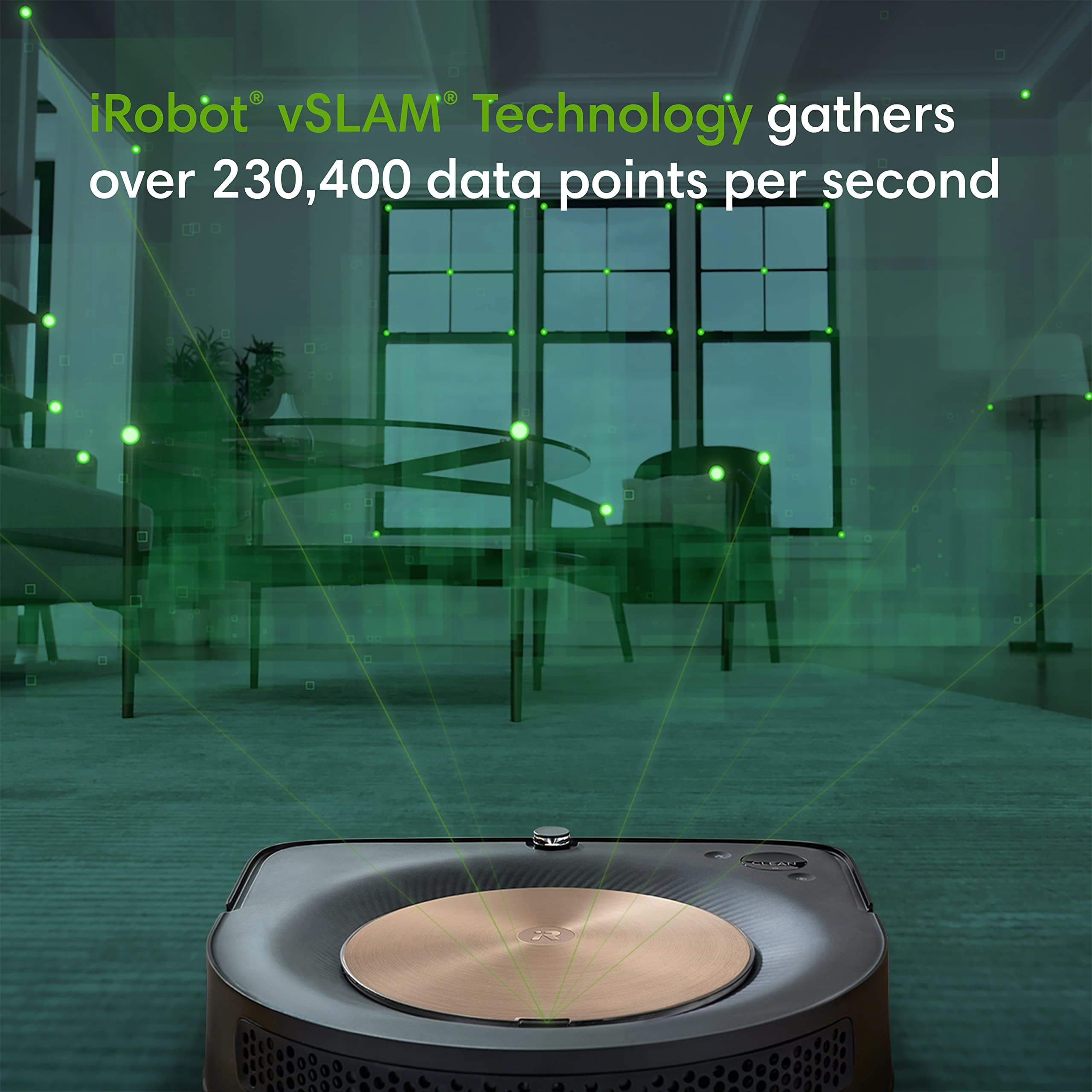 iRobot Roomba S9 (9150) Robot Vacuum- Wi-Fi Connected, Smart Mapping, Powerful Suction, Works with Alexa, Ideal for Pet Hair, Works with Clean Base - Image 6
