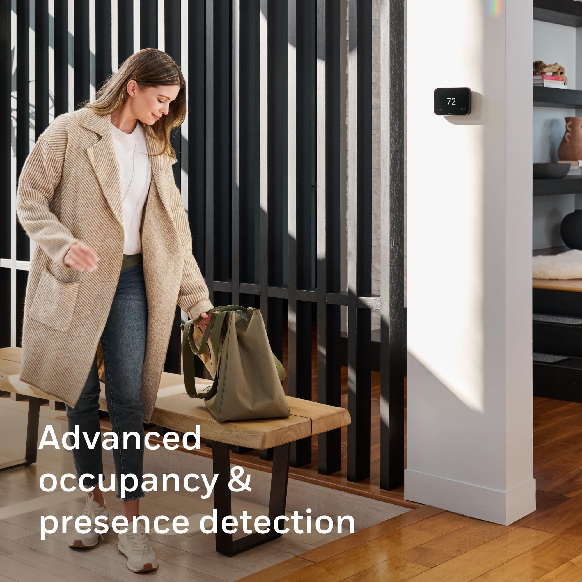 New Honeywell Home X8S WiFi Smart Thermostat with Video Doorbell Compatibility, IAQ Control, and Customizable Touchscreen Display, Black - Image 4
