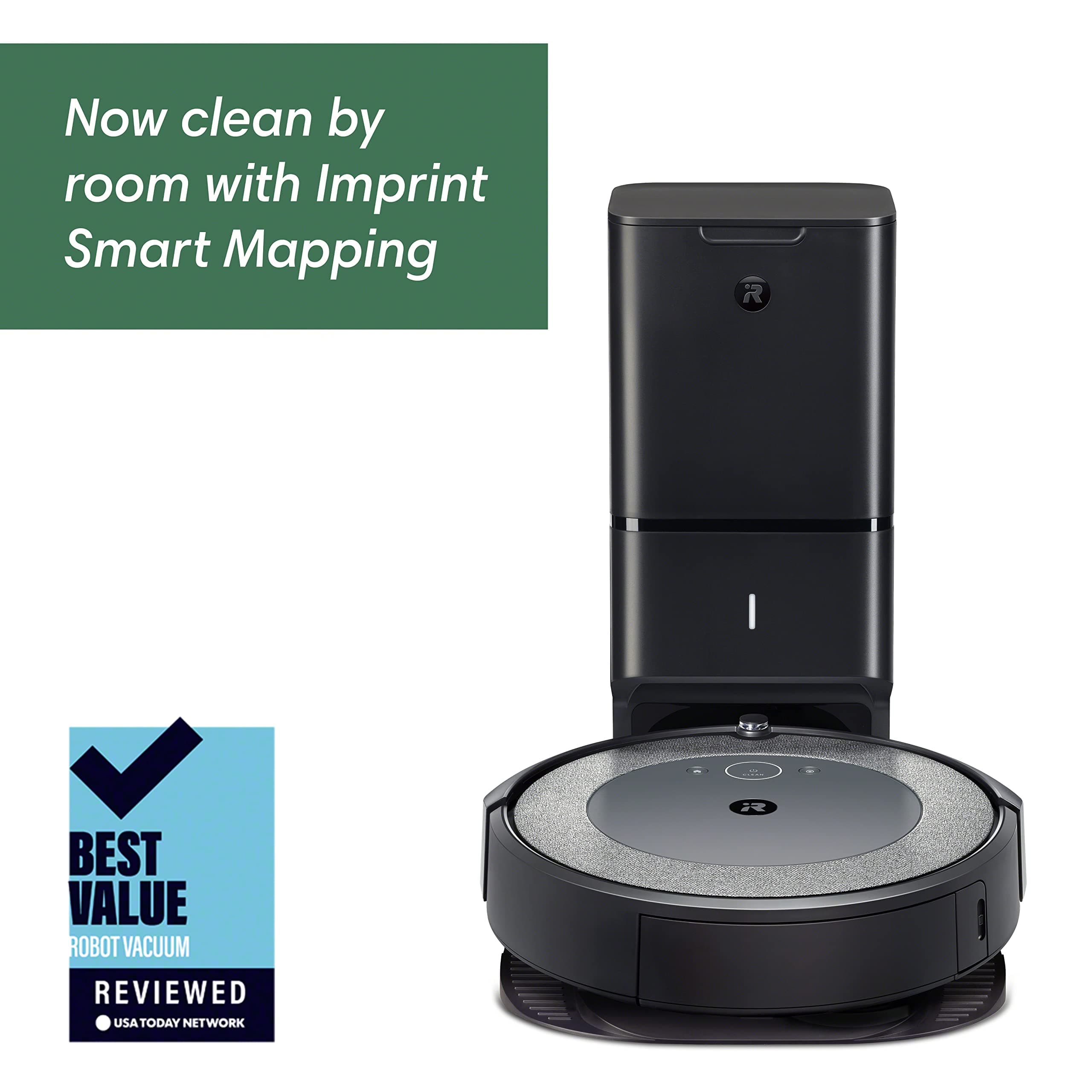 iRobot Roomba i3+ EVO (3550) Self-Emptying Robot Vacuum – Now Clean by Room with Smart Mapping, Empties Itself for Up to 60 Days, Works with Alexa, Ideal for Pet Hair, Carpets​, Roomba i3+ - Image 2