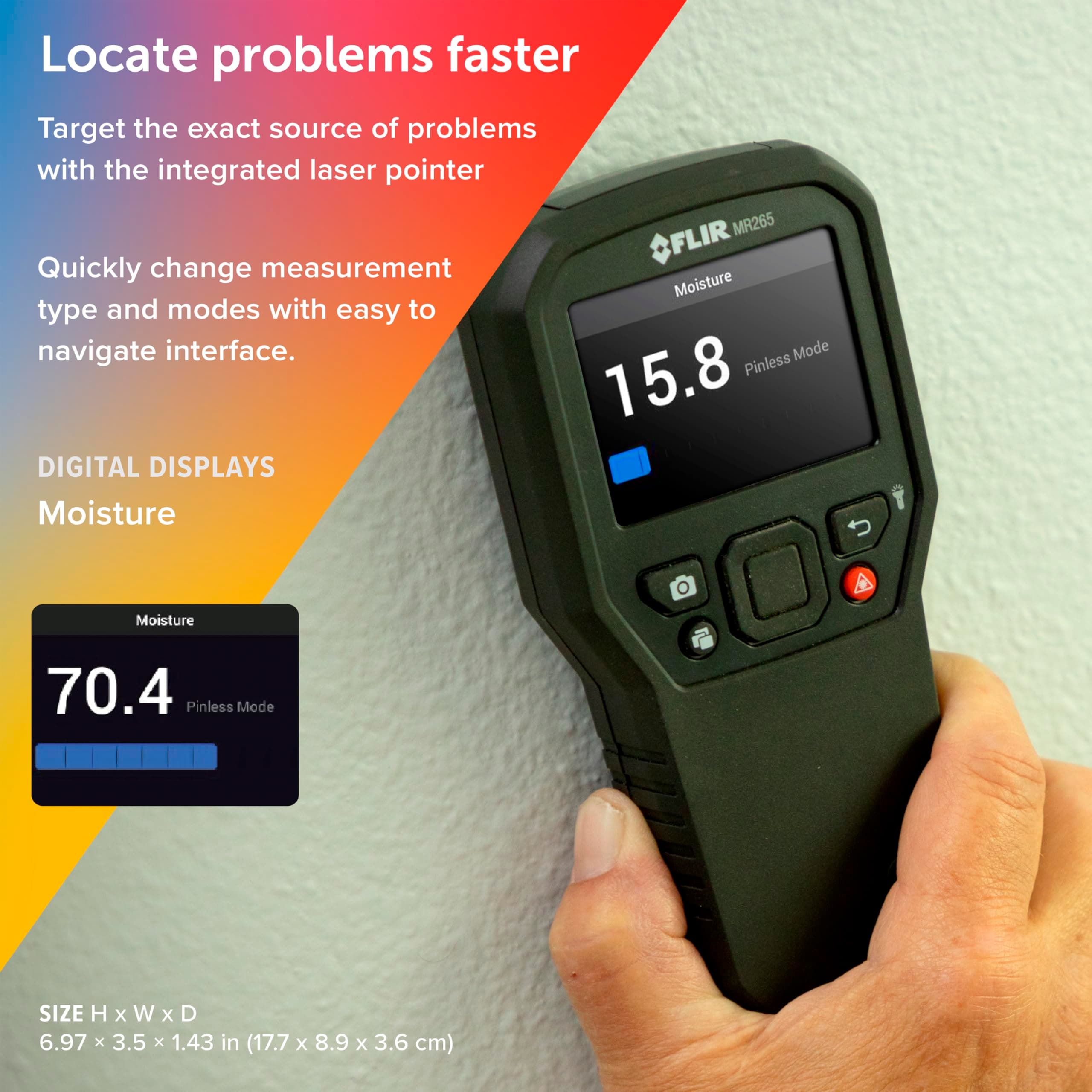FLIR MR265 Moisture Meter and Thermal Imager with MSX - Image 5