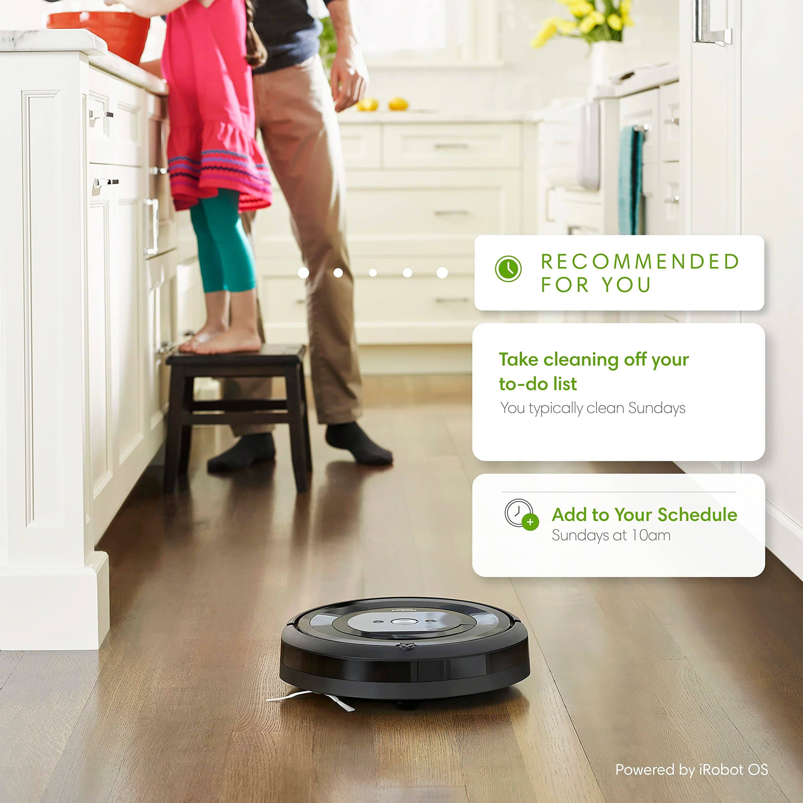 iRobot Roomba E5 (5150) Robot Vacuum - Wi-Fi Connected, Works with Alexa, Ideal for Pet Hair, Carpets, Hard, Self-Charging Robotic Vacuum, Black - Image 5