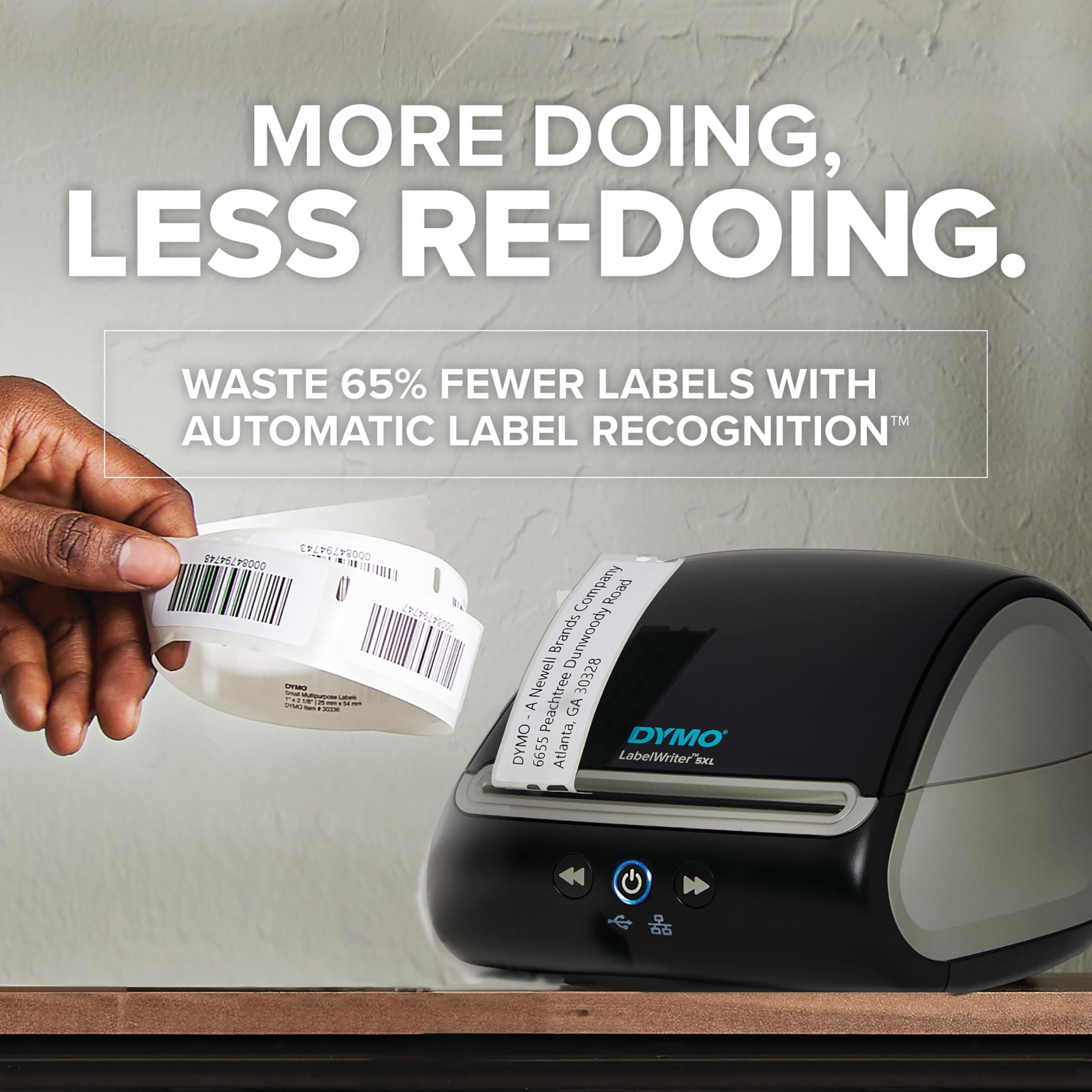 DYMO LabelWriter 5XL Label Printer Bundle Prints Extra-Wide ShippingLabels (UPS USPS) from Amazon eBay and More Perfect for eCommerce Sellers Includes 5 Extra-Large Shipping Labels (1100 Total) - Image 4