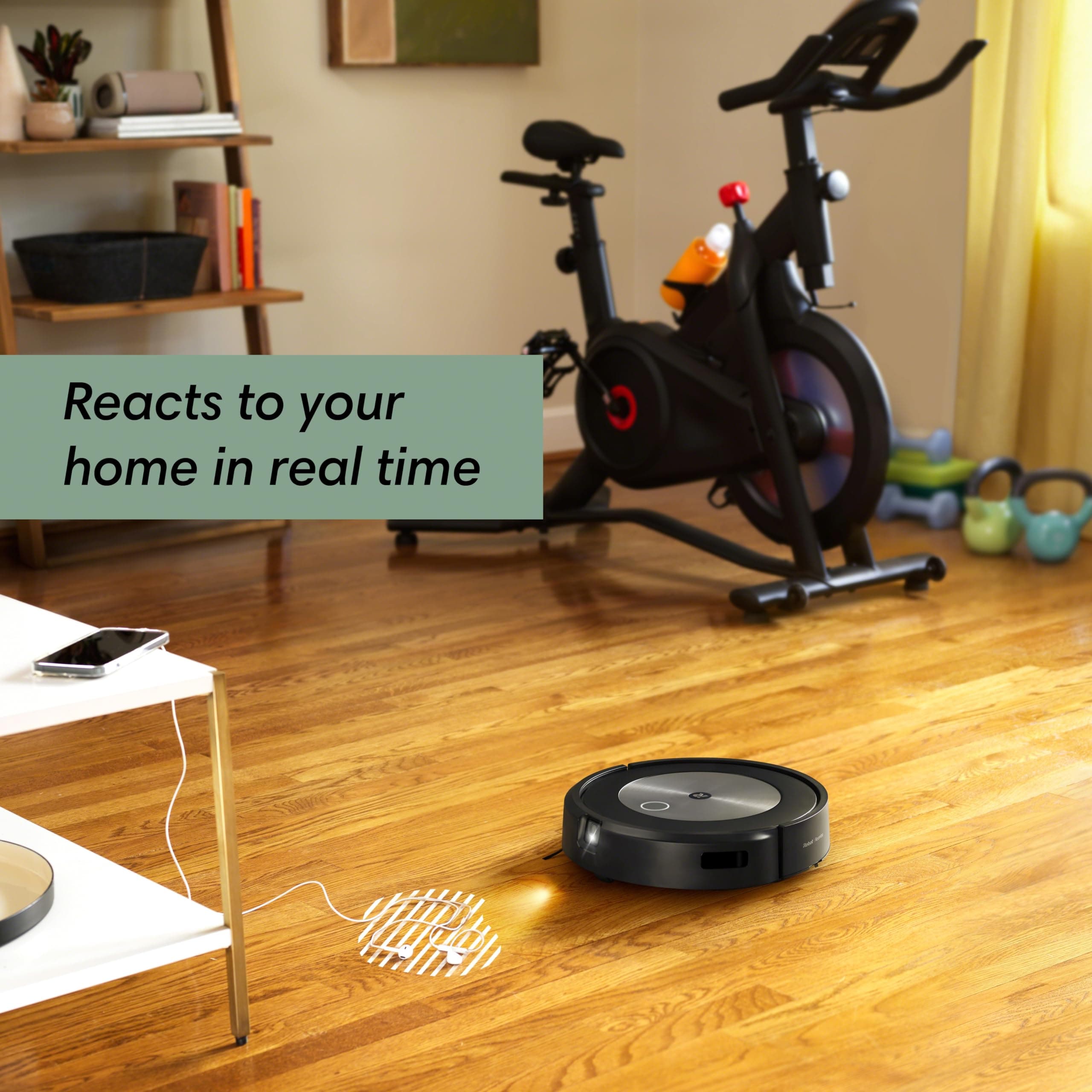 iRobot Roomba j7+ (7550) Self-Emptying Robot Vacuum – Uses PrecisionVision Navigation to Identify & Avoid Objects Like Socks, Shoes, & Pet Waste, Smart Mapping, Self-Empty for Up to 60 Days - Image 4