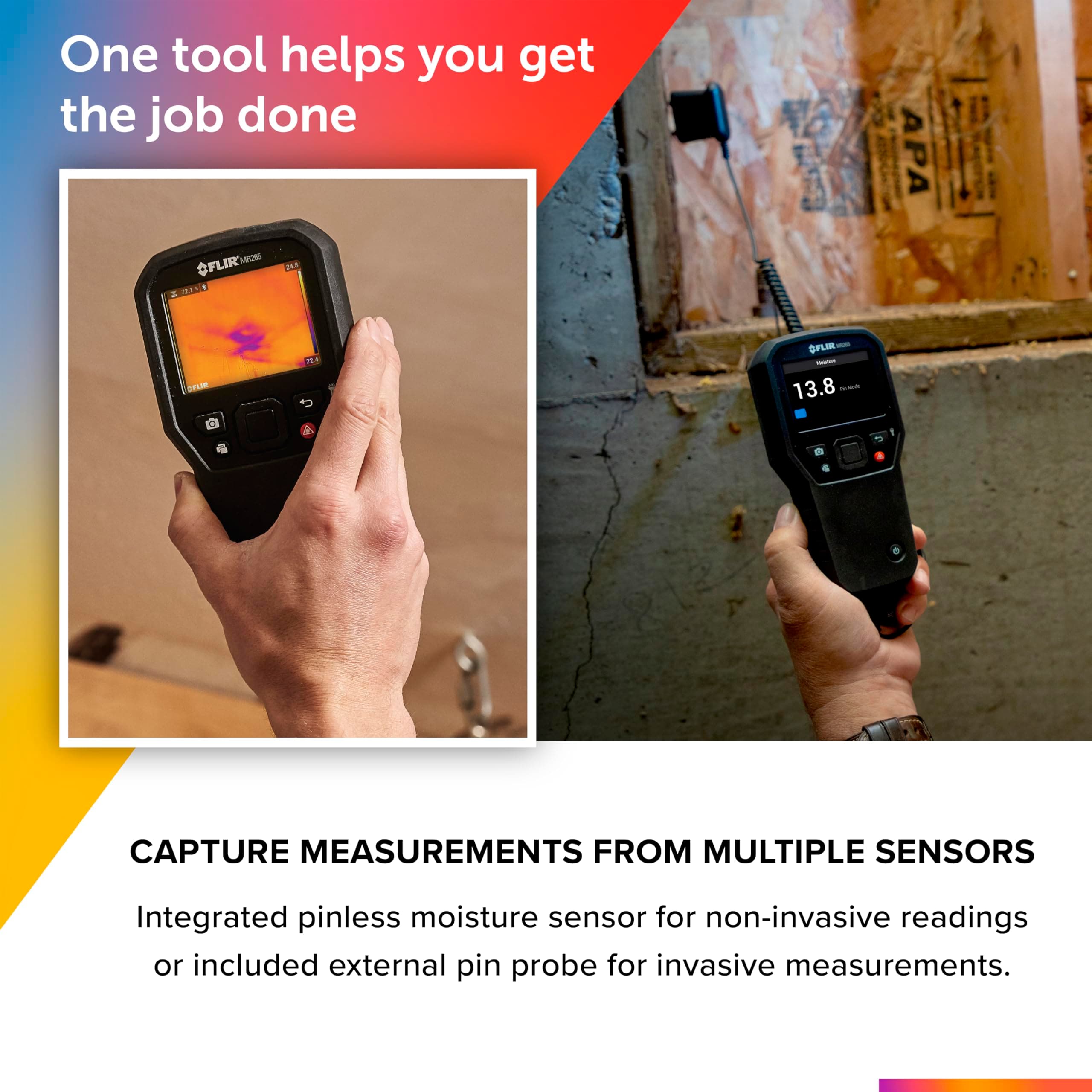 FLIR MR265 Moisture Meter and Thermal Imager with MSX - Image 3