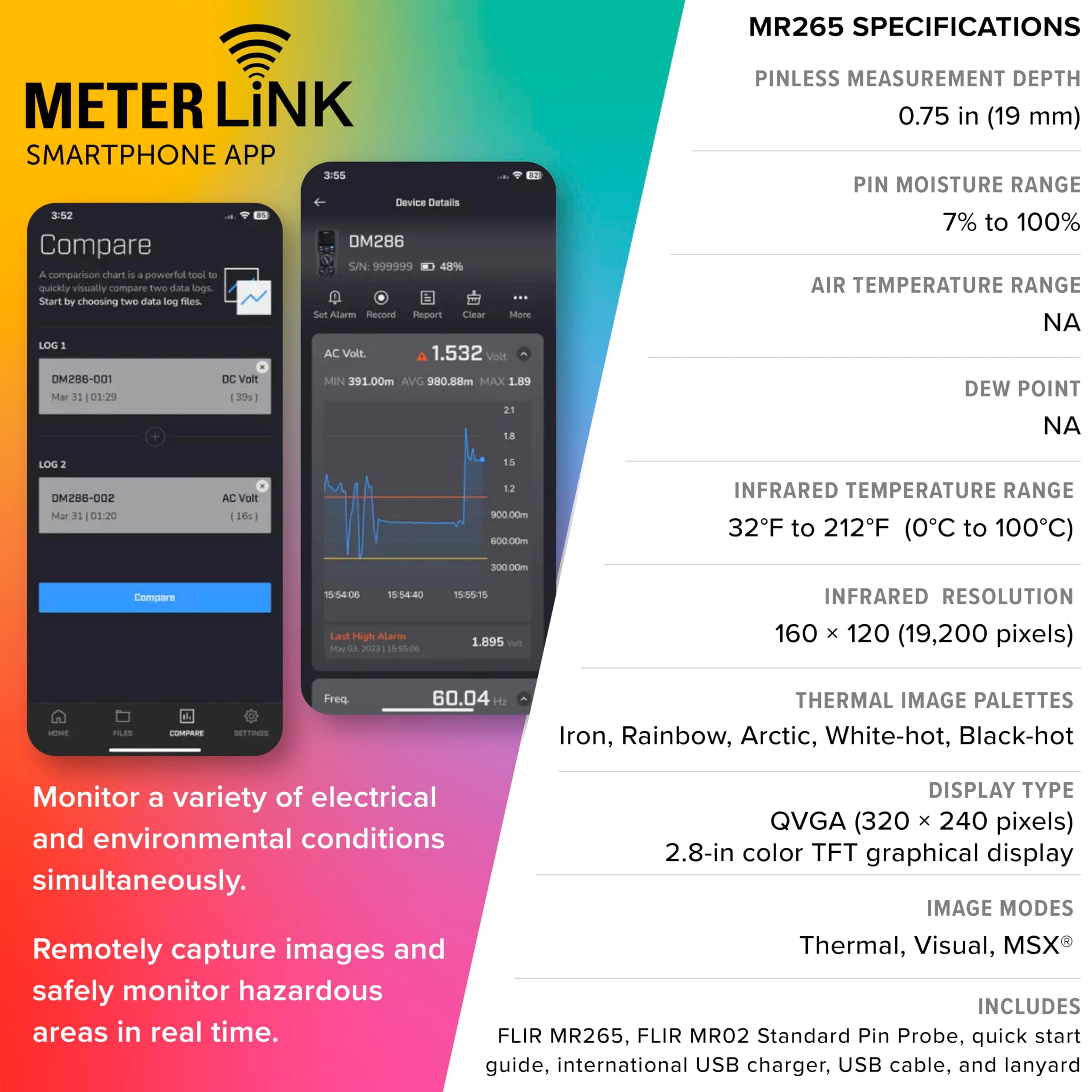 FLIR MR265 Moisture Meter and Thermal Imager with MSX - Image 6