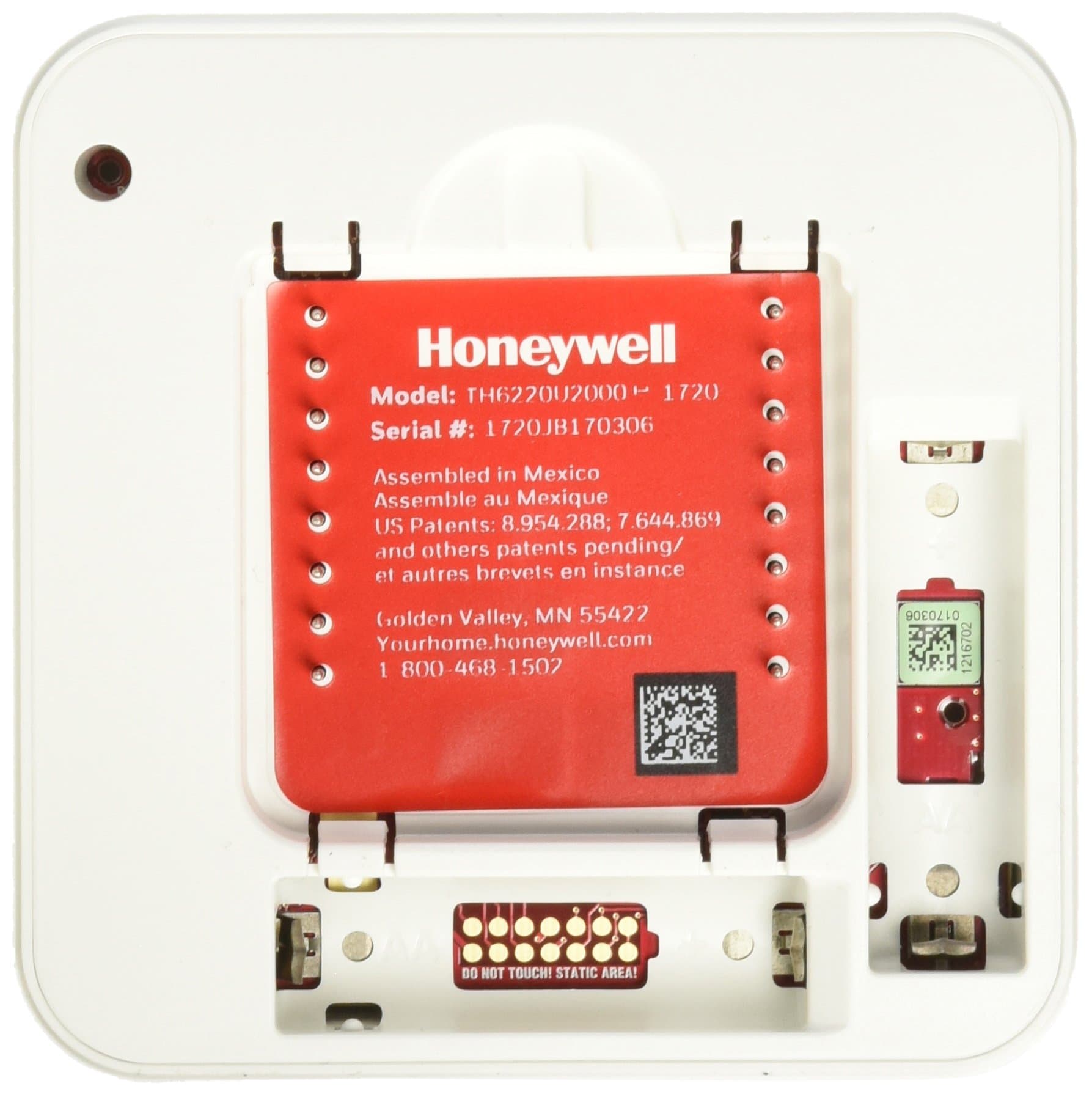 Honeywell TH6220U2000/U T6 Pro Programmable Thermostat, 2 Heat / 1 Cool Heat Pump Or 2 Heat / 2 Cool Conventional, 2.27" x 6" x 5", White, Model:ITBD-3570150 - Image 2