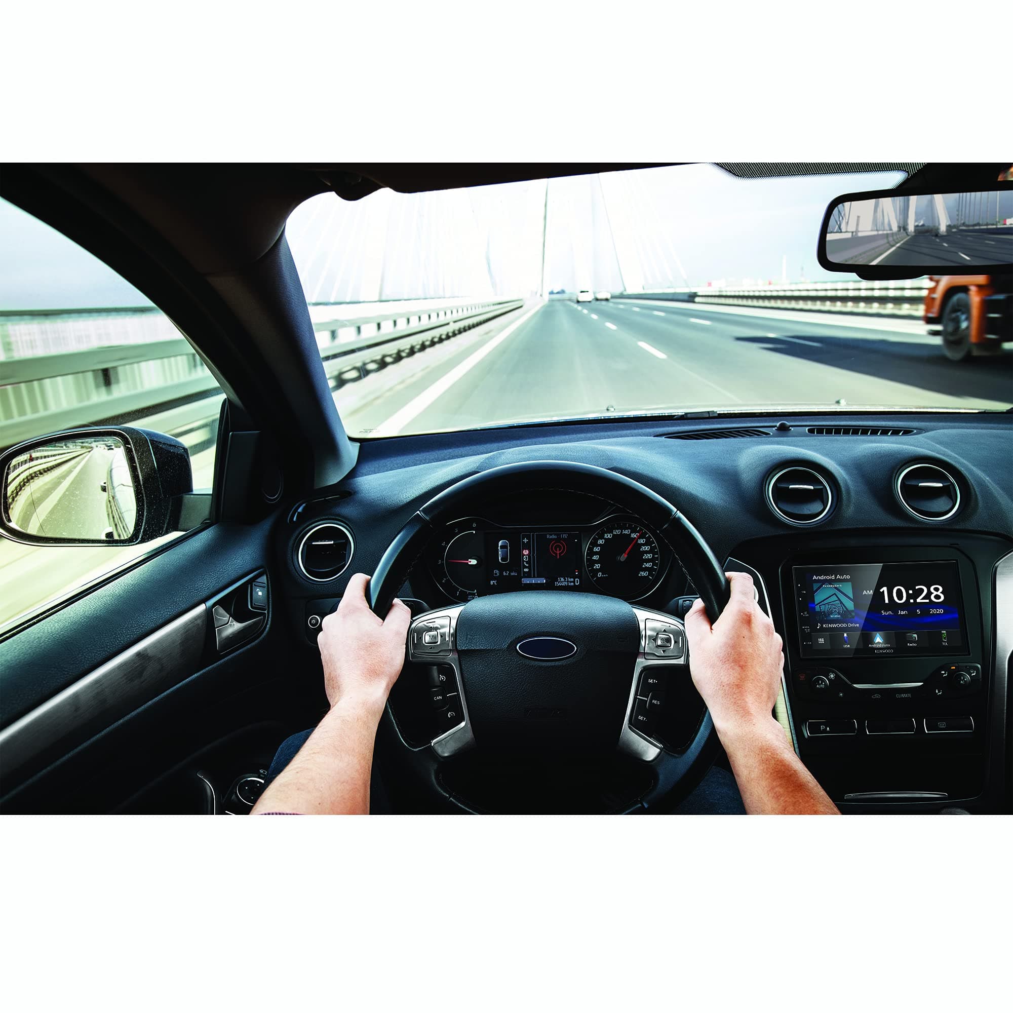 Kenwood DMX47S Digital Car Multimedia Player, 6.8" Capacitive Touch Screen, Apple CarPlay & Android Auto, Built-in Bluetooth, True Mirroring via USB, Rear View Camera Input & Superior Car Audio - Image 5