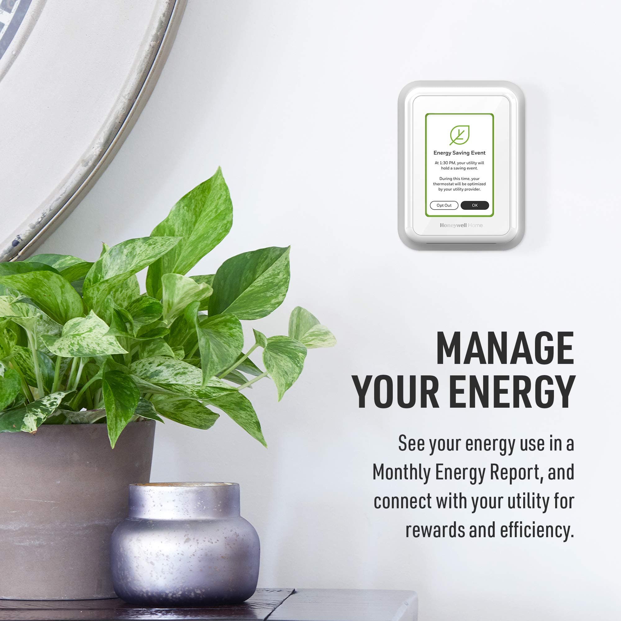 Honeywell Home T9 WIFI Smart Thermostat, Smart Room Sensor Ready, Touchscreen Display, Alexa and Google Assist - Image 4