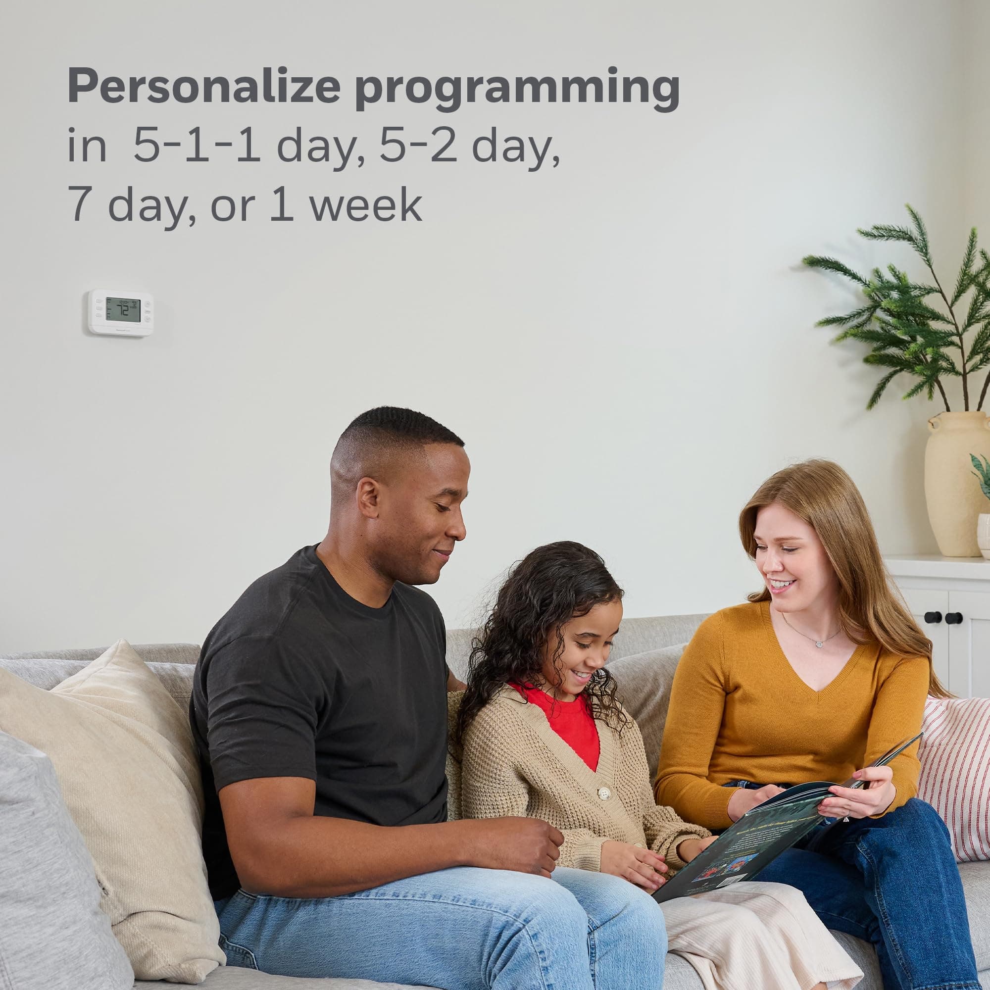 New! Honeywell Home Smart Thermostat, Conventional/Heat Pump Compatibility, WiFi Thermostat for Home, X2S, Gray - Image 5