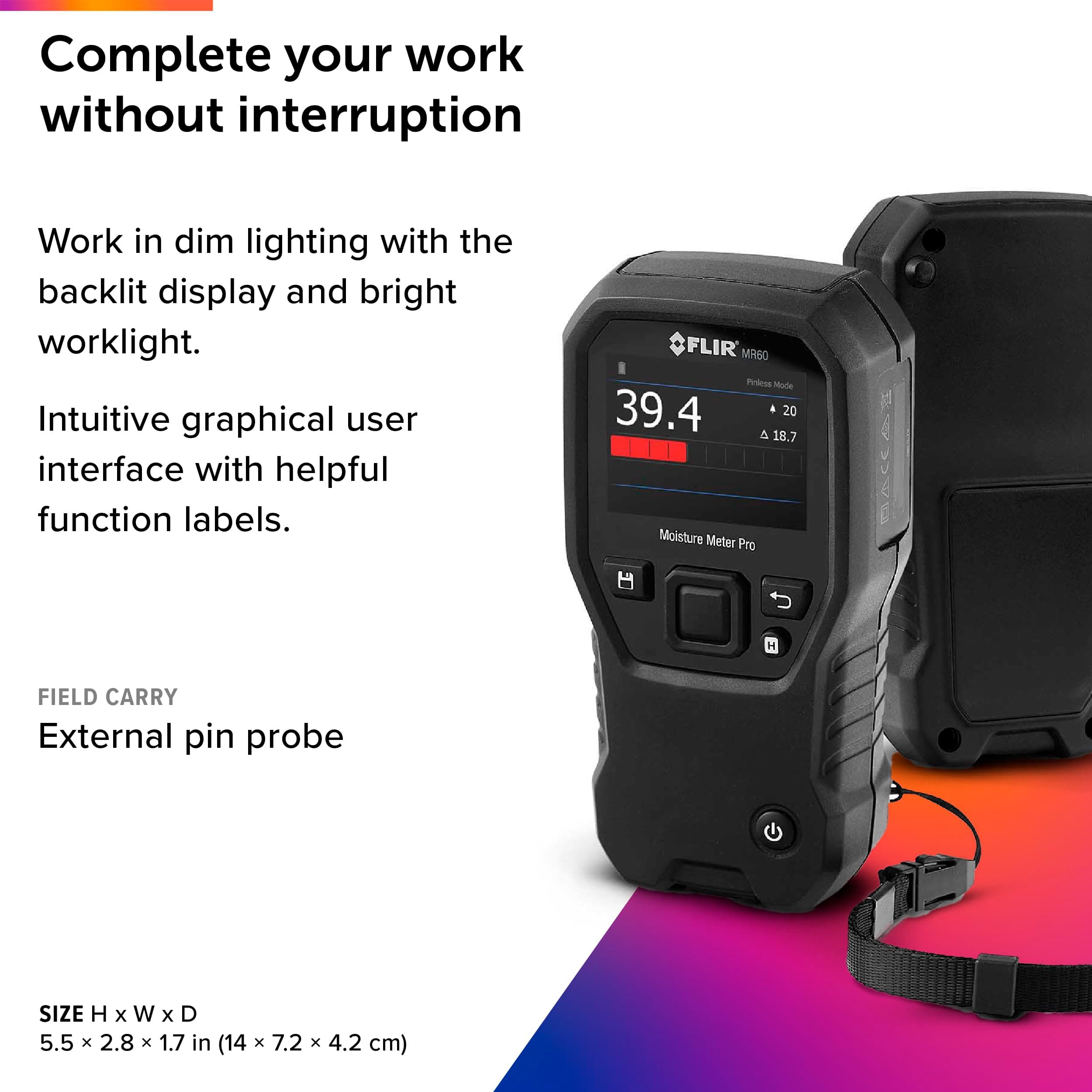 FLIR MR60 Moisture Meter Pro - Image 5