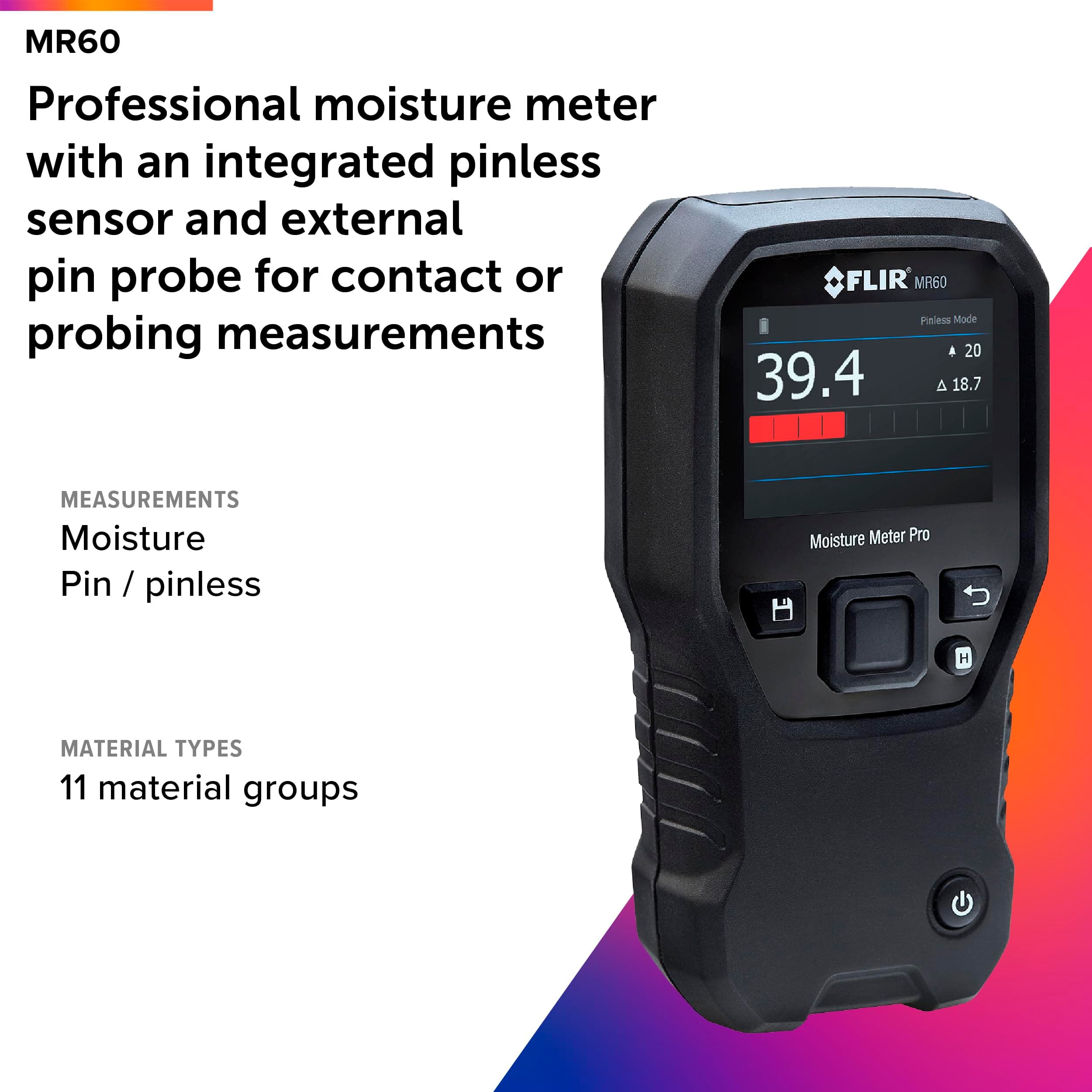 FLIR MR60 Moisture Meter Pro - Image 2