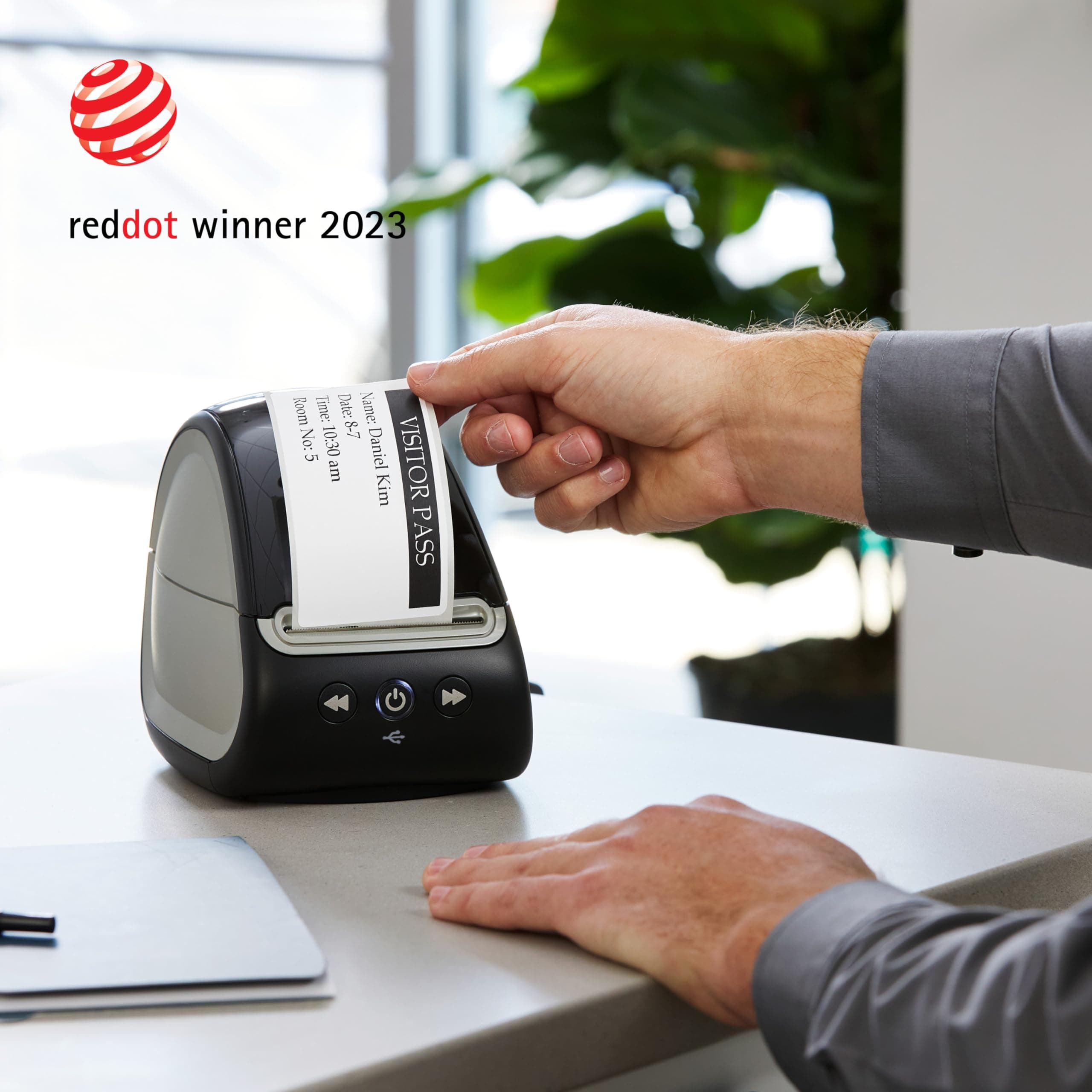 DYMO LabelWriter 550 Series Label Printer with Dymo-Branded Label Compatibility Automatic Recognition Low Waste Optimized Direct Thermal Printing and Plastic-Free Packaging - Image 7