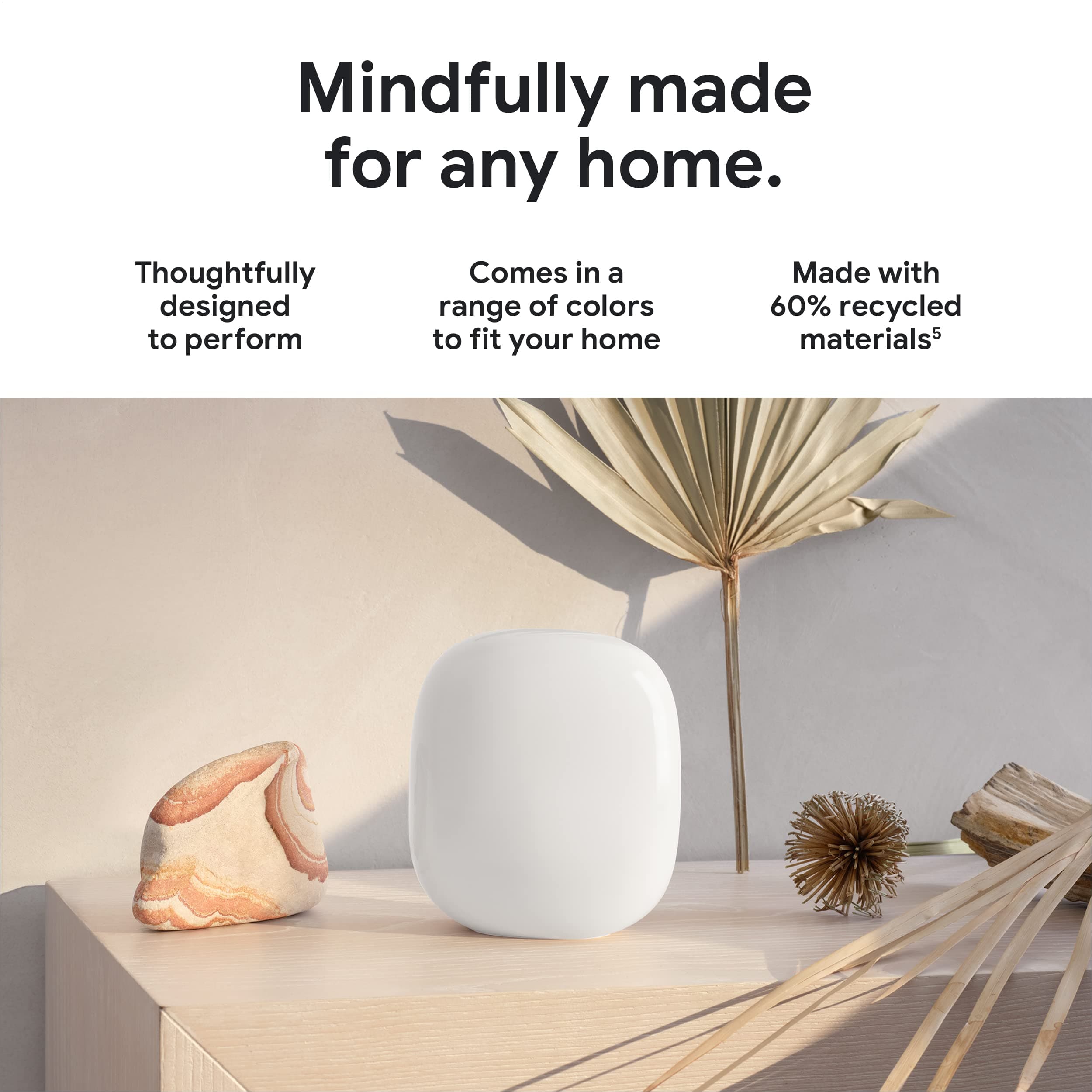 Google Nest WiFi Pro - Wi-Fi 6E - Reliable Home Wi-Fi System with Fast Speed and Whole Home Coverage - Mesh Router - 2 Pack - Snow - Image 5