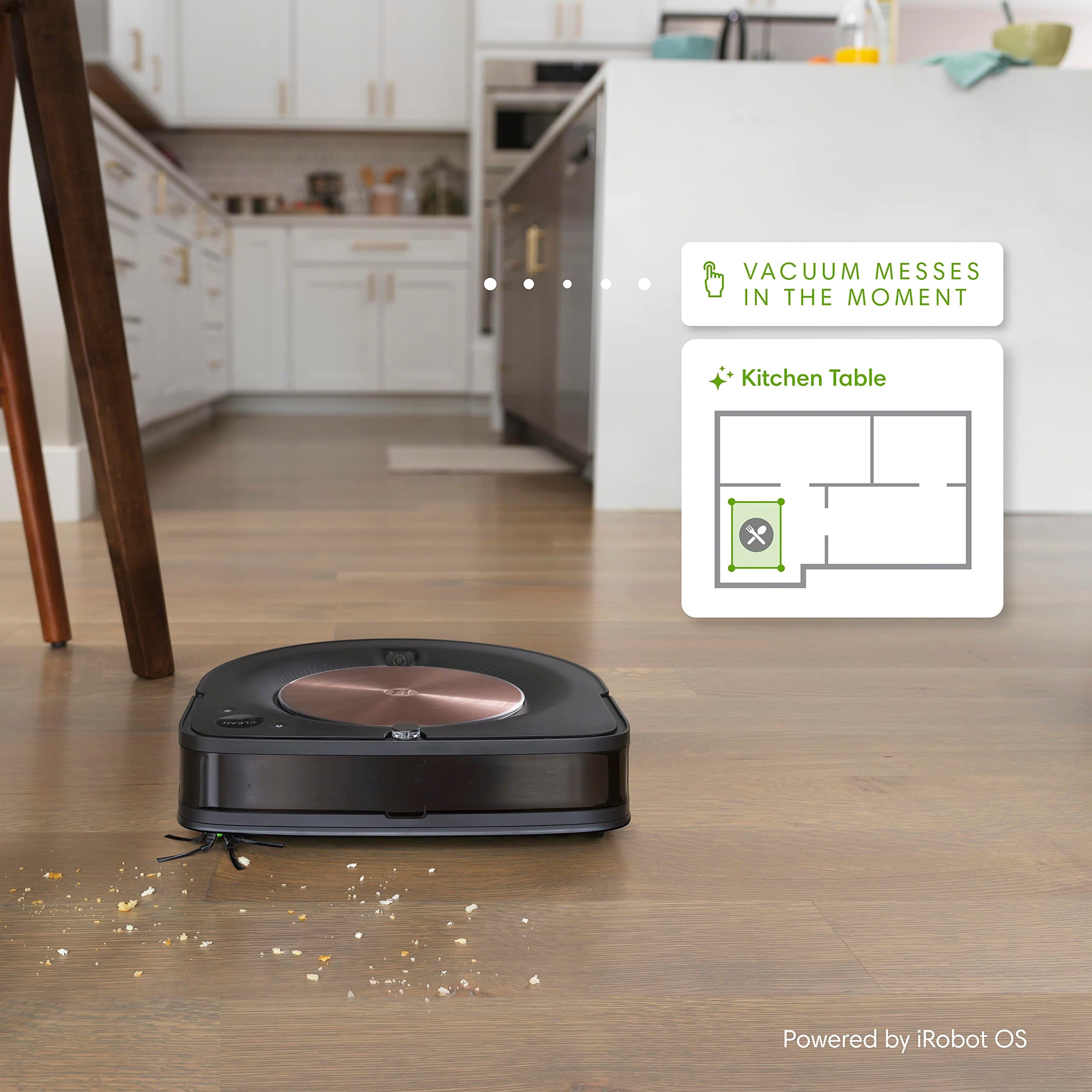 iRobot Roomba S9 (9150) Robot Vacuum- Wi-Fi Connected, Smart Mapping, Powerful Suction, Works with Alexa, Ideal for Pet Hair, Works with Clean Base - Image 7