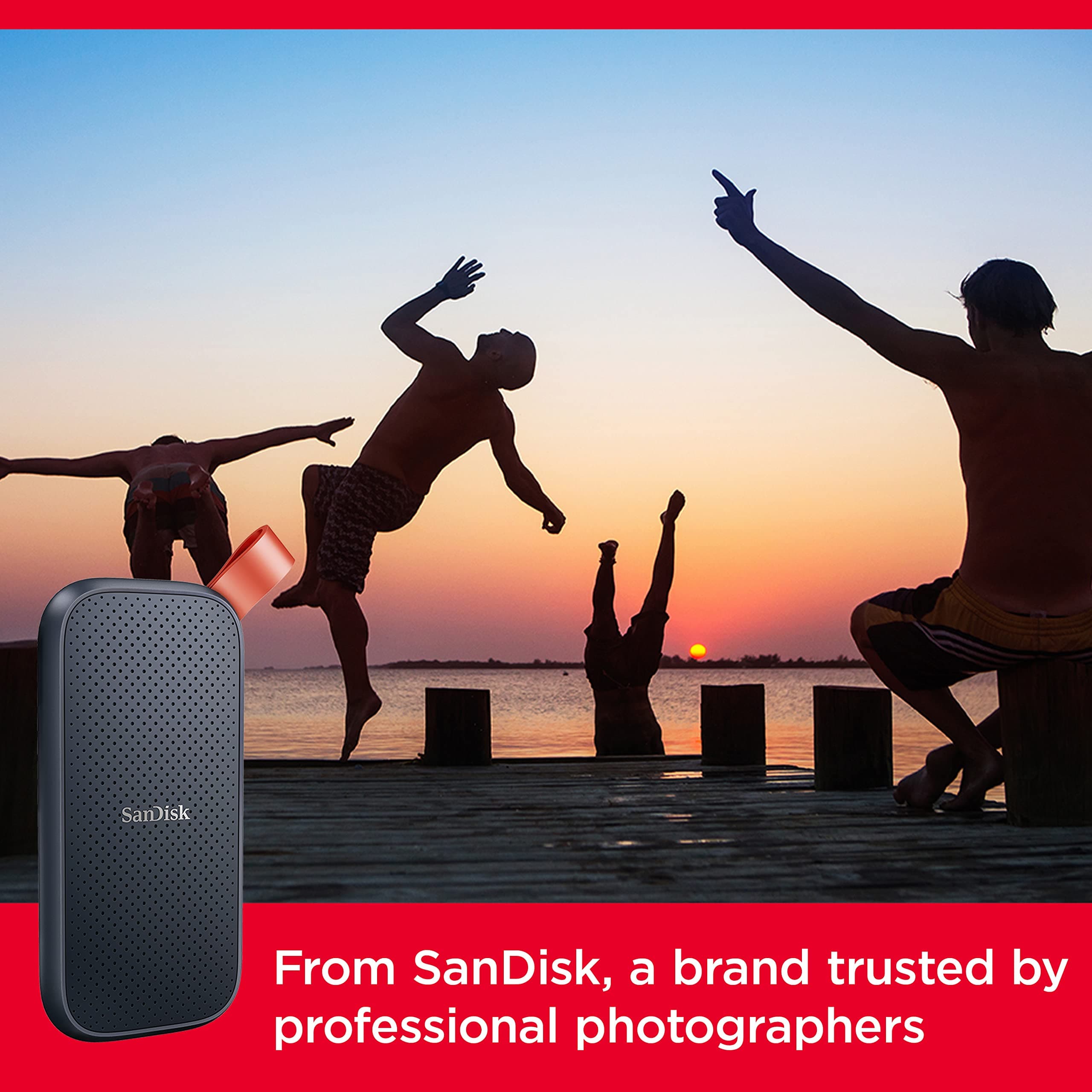 SANDISK 2TB Portable SSD - Up to 800MB/s, USB-C, USB 3.2 Gen 2, Updated Firmware - External Solid State Drive - SDSSDE30-2T00-G26 - Image 6