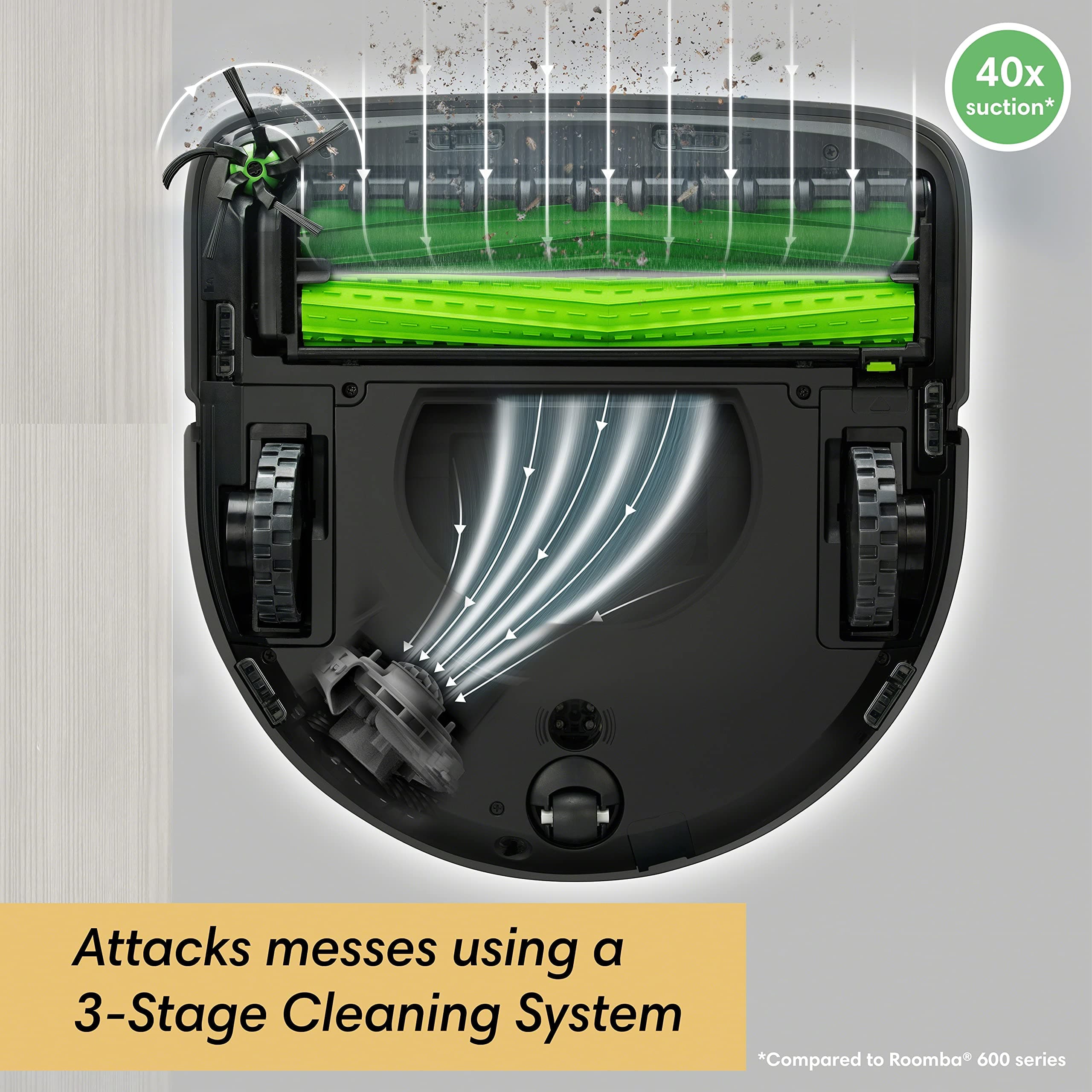 iRobot Roomba s9+ Self Emptying Robot Vacuum - Self-Empty for 60 Days, Detects & Cleans Around Objects in Your Home, Smart Mapping, Powerful Suction, Corner & Edge Cleaning - Image 2