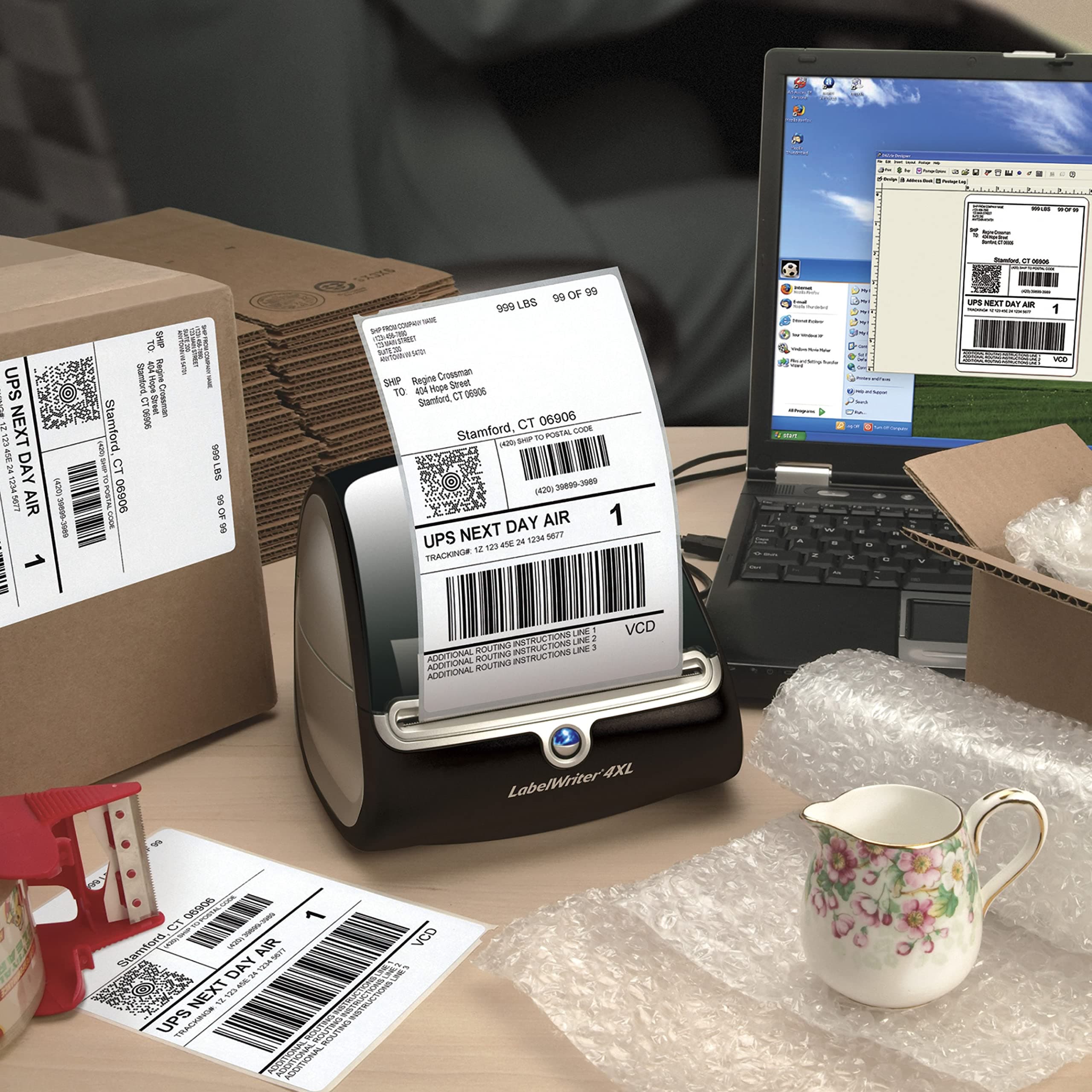 DYMO LabelWriter 4XL Shipping Label Printer, Prints 4x6 Extra Large Shipping Labels - Image 3