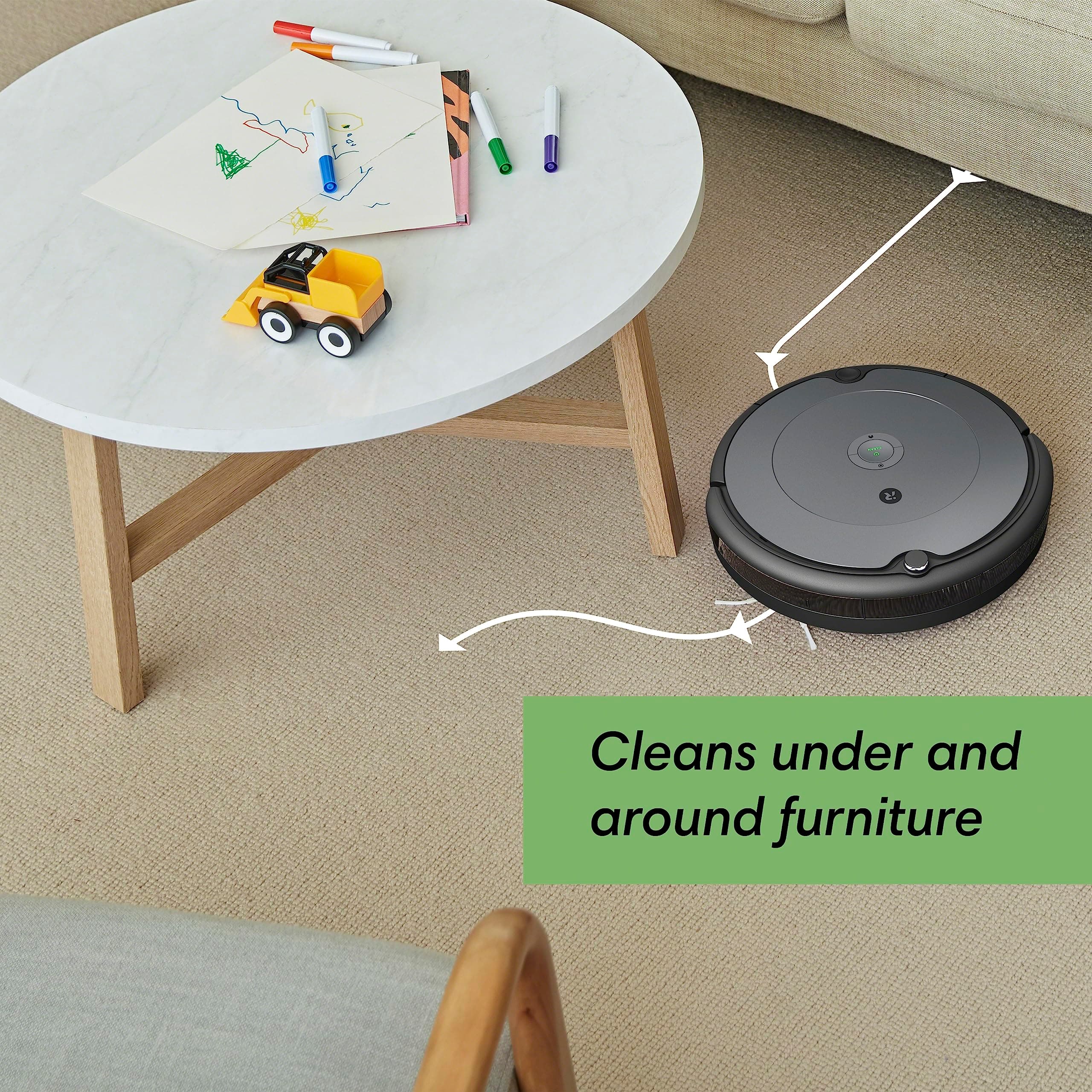 iRobot Roomba 676 Robot Vacuum-Wi-Fi Connectivity, Compatible with Alexa, Good for Pet Hair, Carpets, Hard Floors, Self-Charging - Image 4