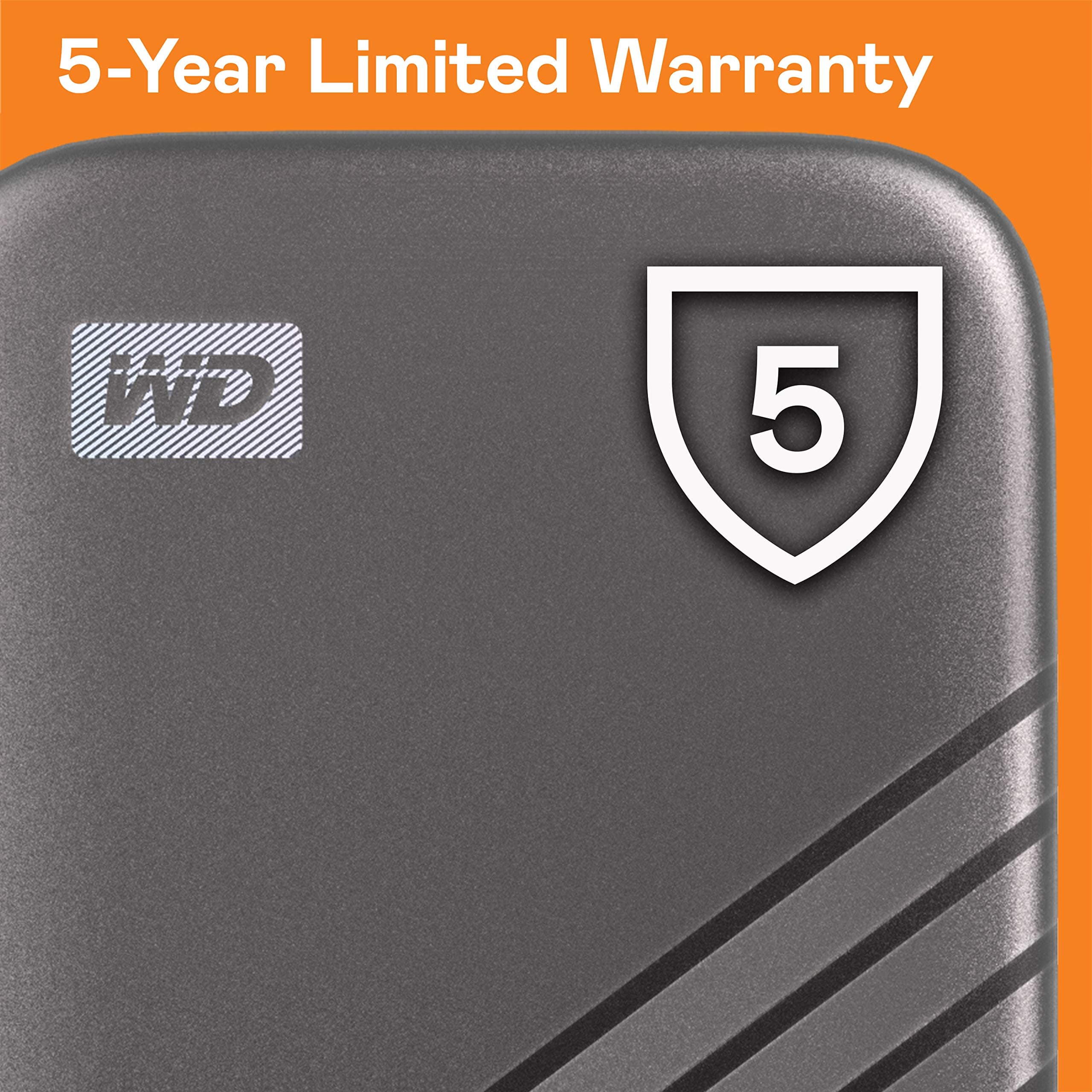Western Digital 2TB My Passport SSD Portable External Solid State Drive, Gray, Sturdy and Blazing Fast, Password Protection with Hardware Encryption - WDBAGF0020BGY-WESN - Image 8