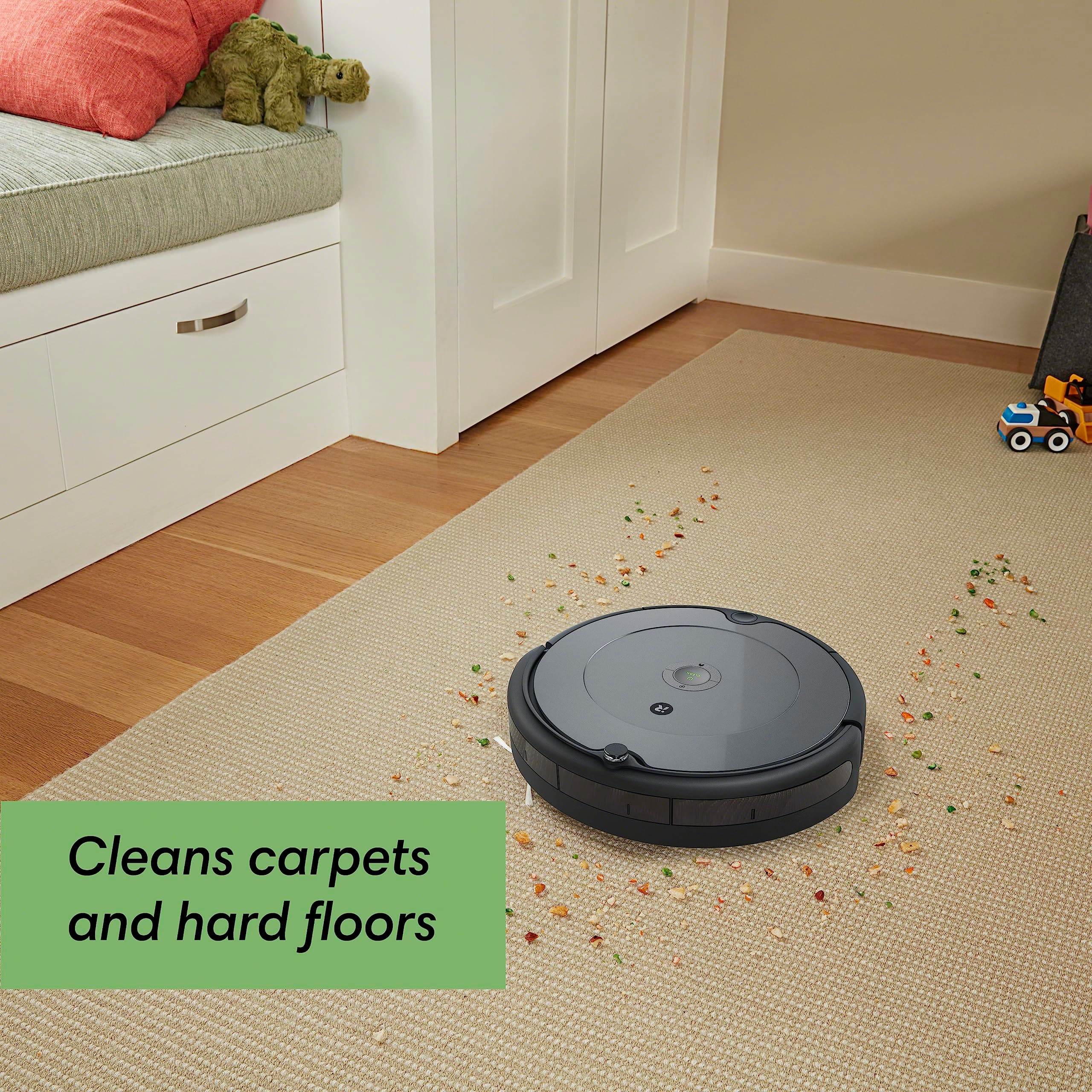 iRobot Roomba 676 Robot Vacuum-Wi-Fi Connectivity, Compatible with Alexa, Good for Pet Hair, Carpets, Hard Floors, Self-Charging - Image 6