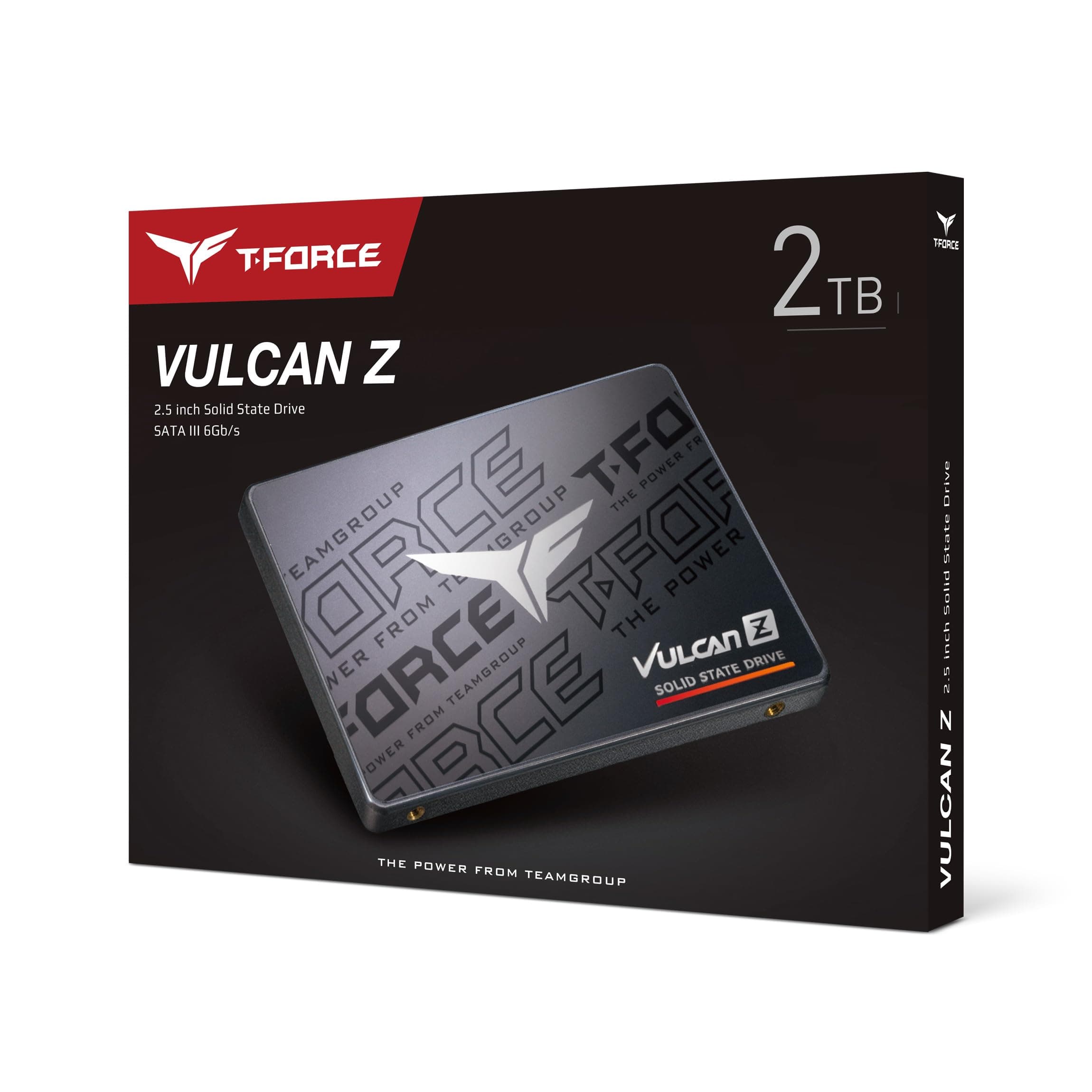 TEAMGROUP T-Force Vulcan Z 2TB SLC Cache 3D NAND TLC 2.5 Inch SATA III Internal Solid State Drive SSD (R/W Speed up to 550/500 MB/s) T253TZ002T0C101 - Image 8